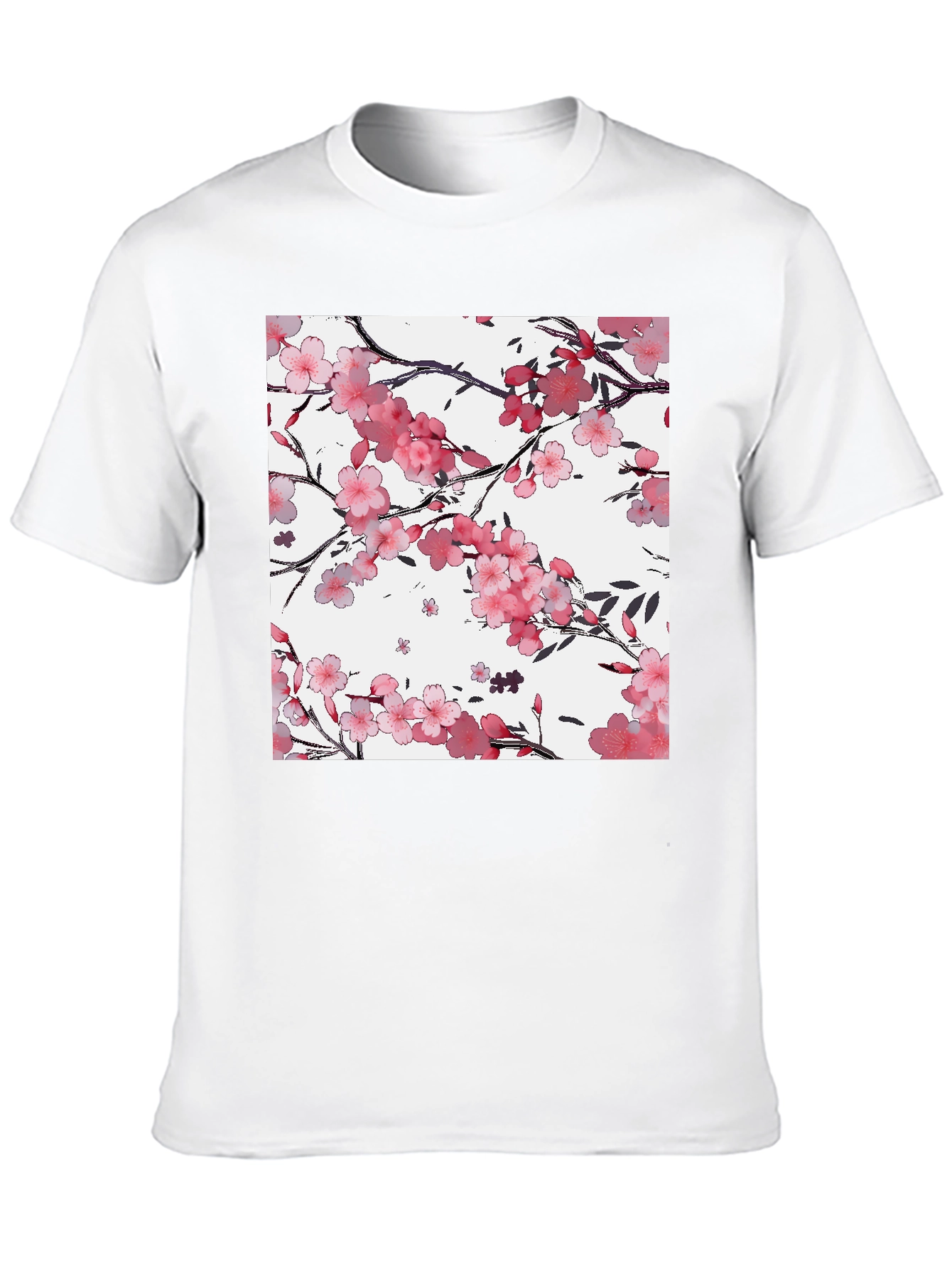 Cherry Blossom Graphic Print T-Shirt
