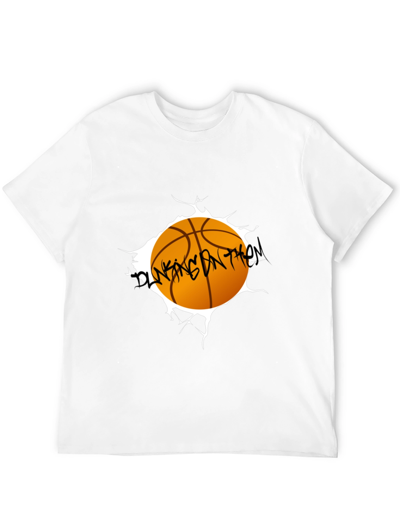 Basketball Graphic Black T-Shirt