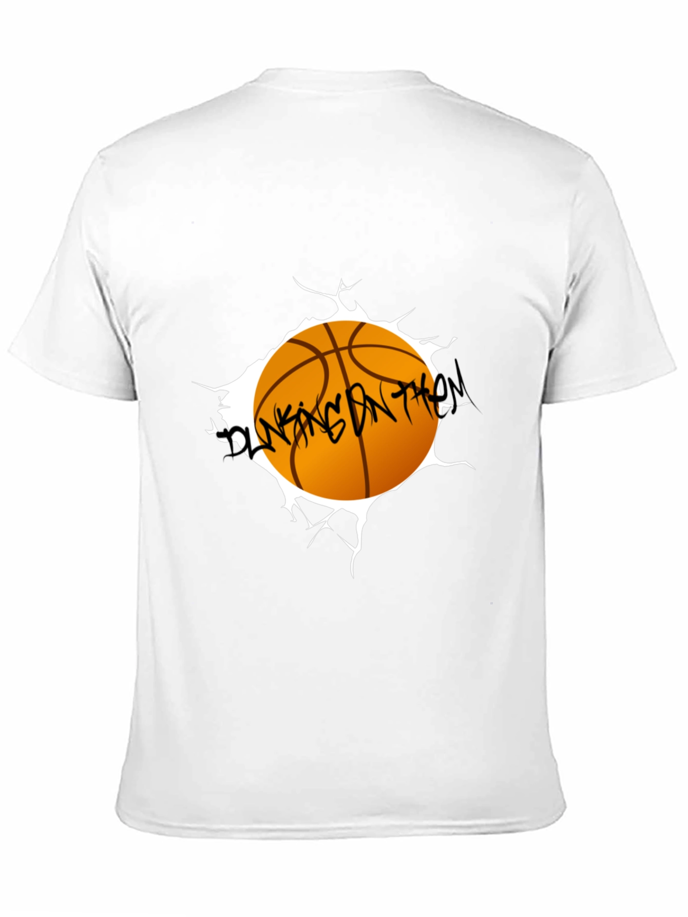 Basketball Graphic Black T-Shirt