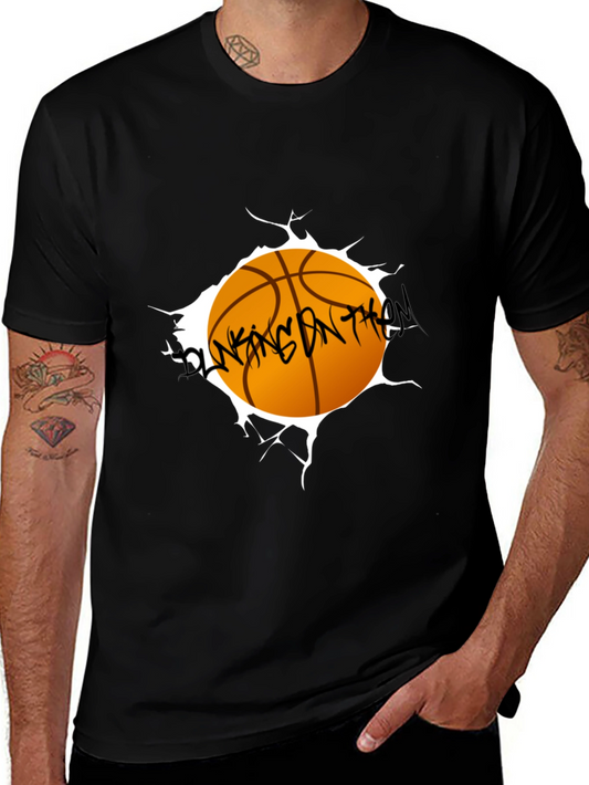 Basketball Graphic Black T-Shirt