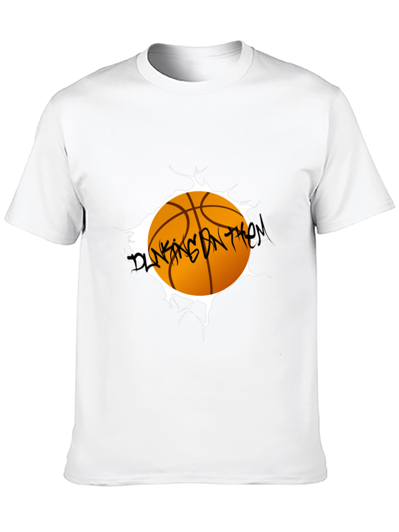 Basketball Graphic Black T-Shirt