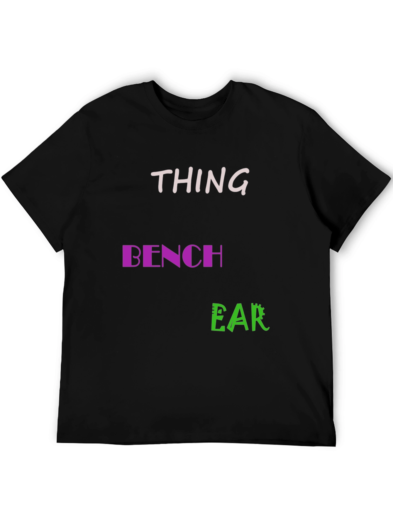 Thing Bench Ear Mens Black T-Shirt