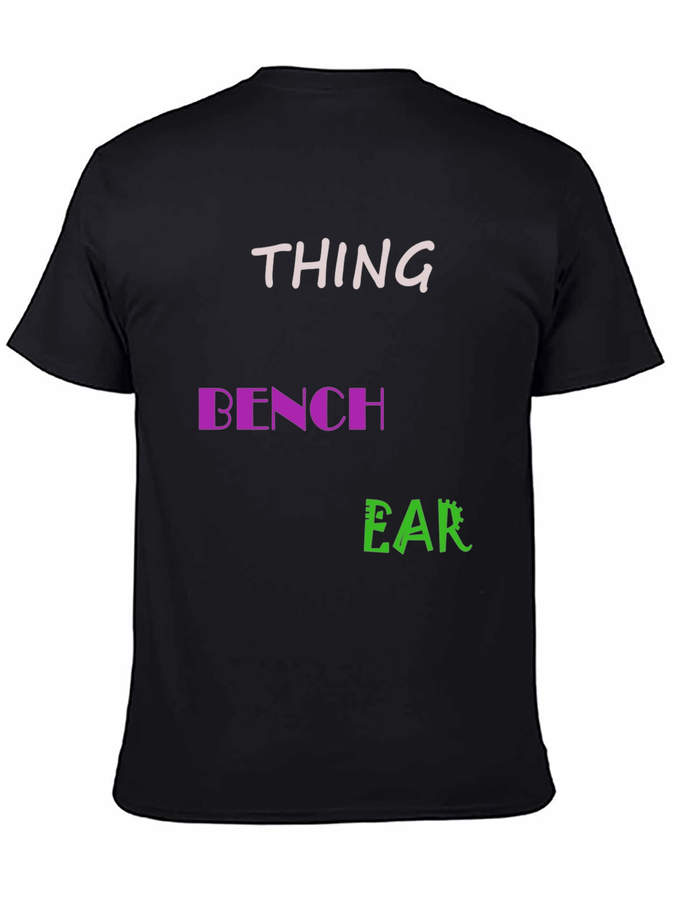Thing Bench Ear Mens Black T-Shirt