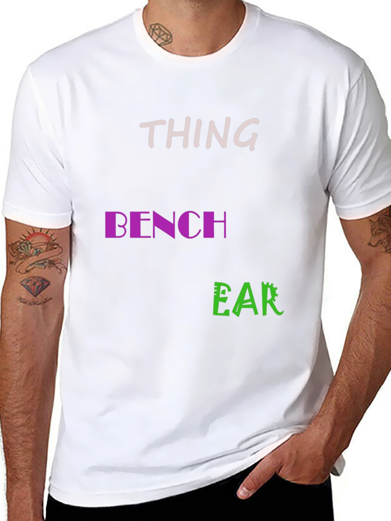 Thing Bench Ear Mens Black T-Shirt