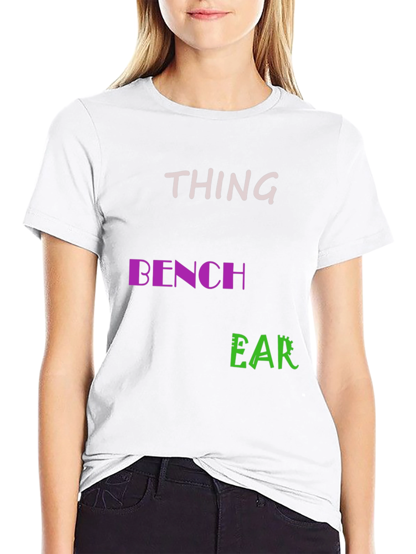 Thing Bench Ear Mens Black T-Shirt