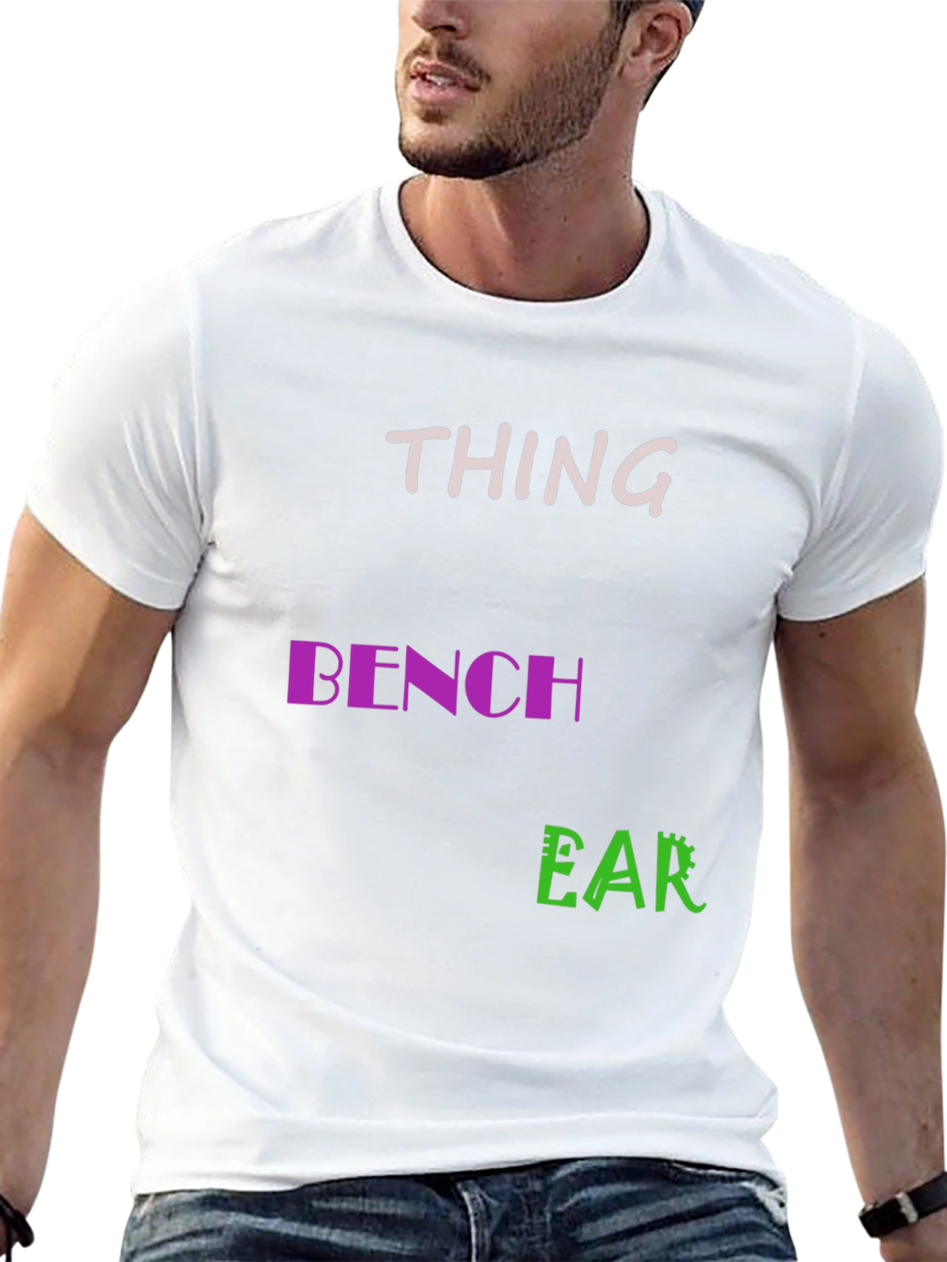 Thing Bench Ear Mens Black T-Shirt