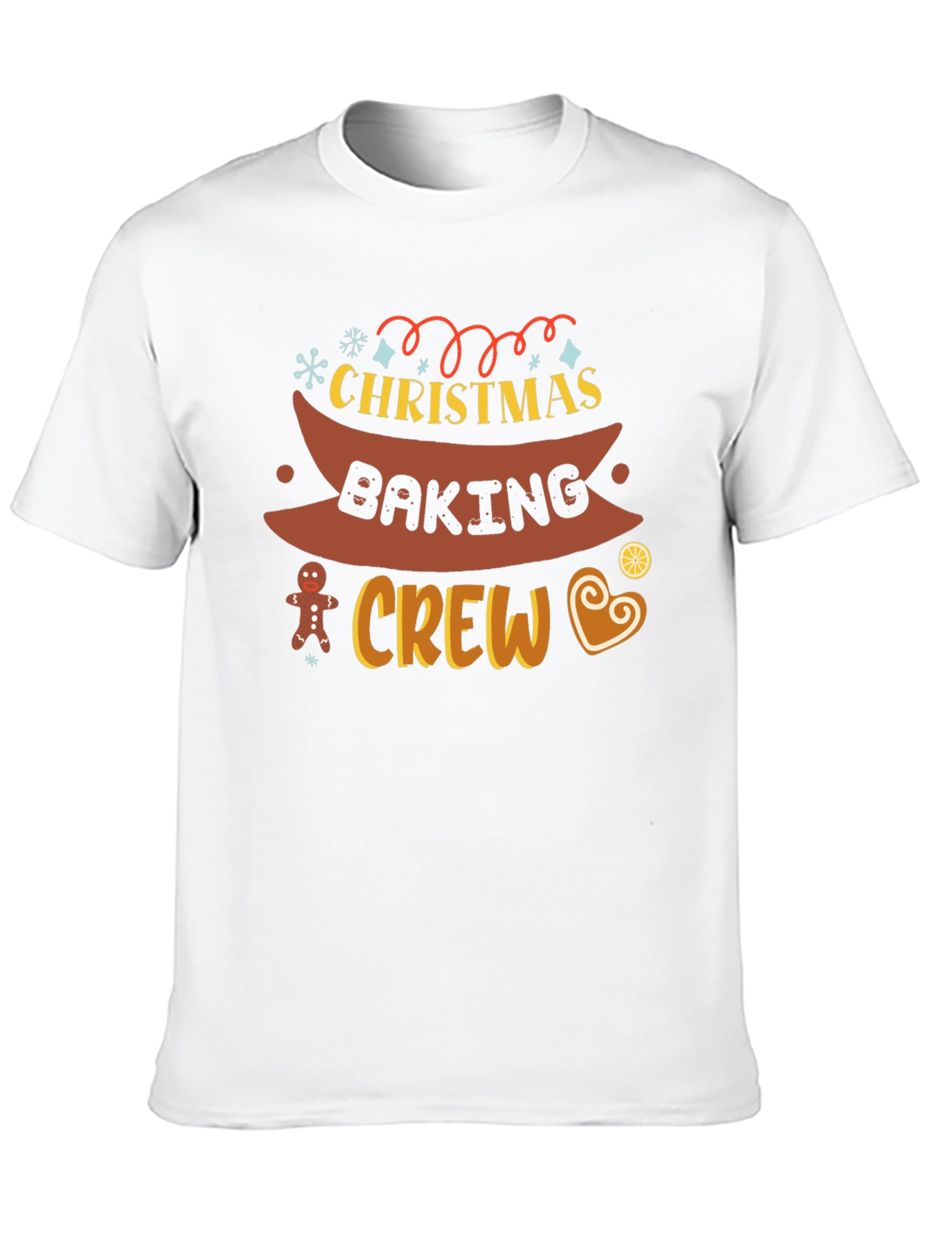 Christmas Baking Crew Black T-Shirt