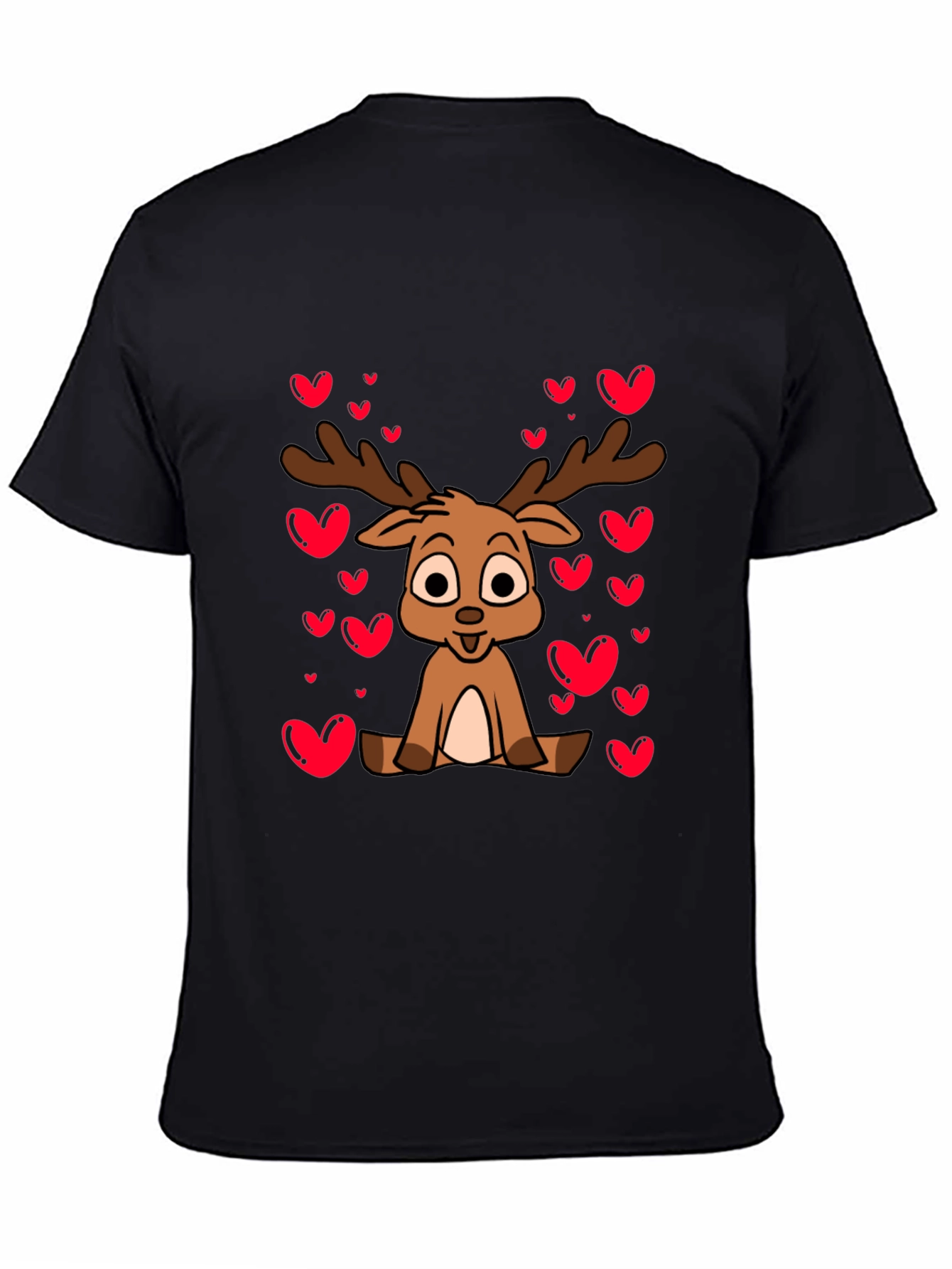 Cute Reindeer Valentines Day T-Shirt