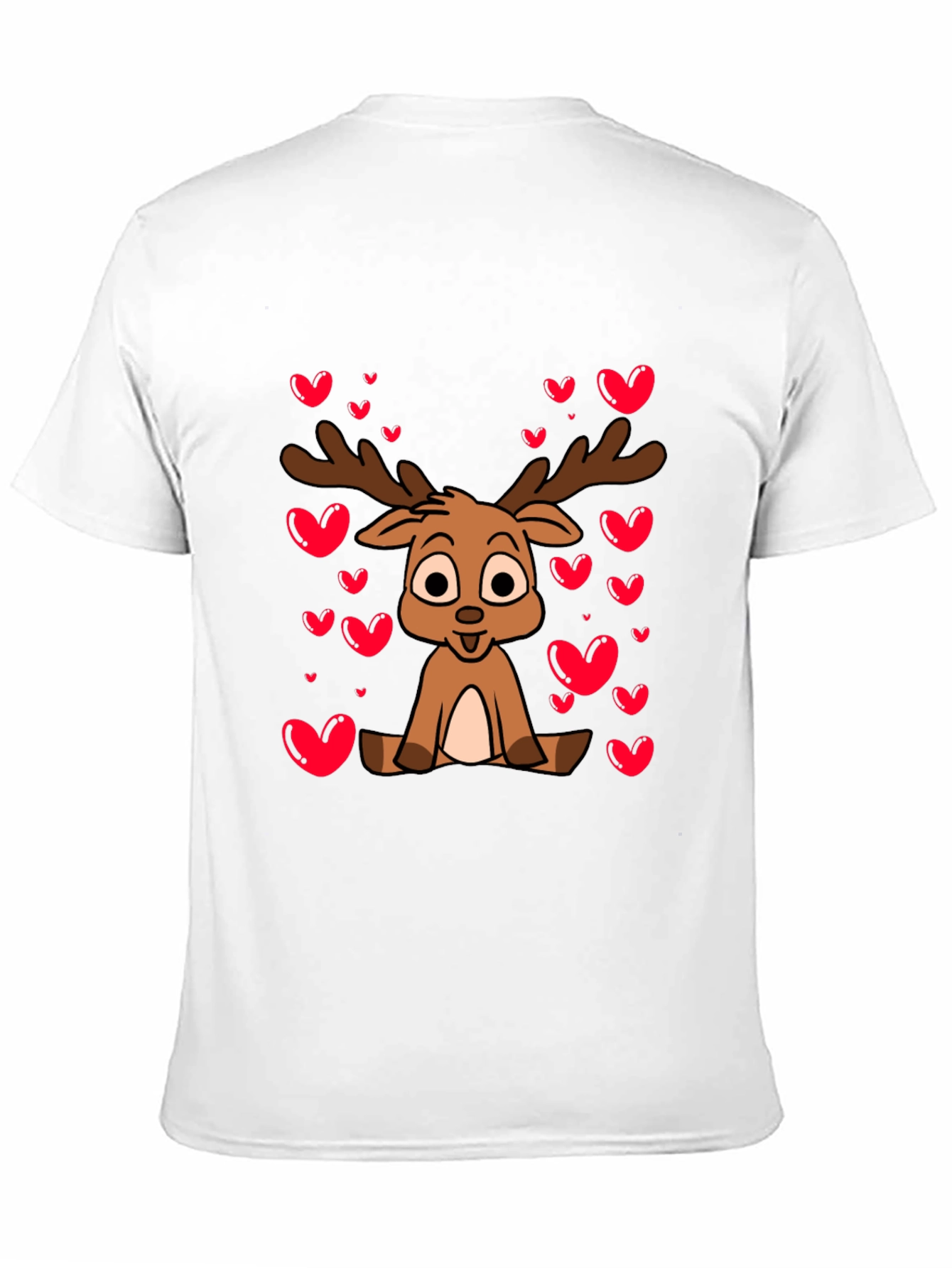 Cute Reindeer Valentines Day T-Shirt