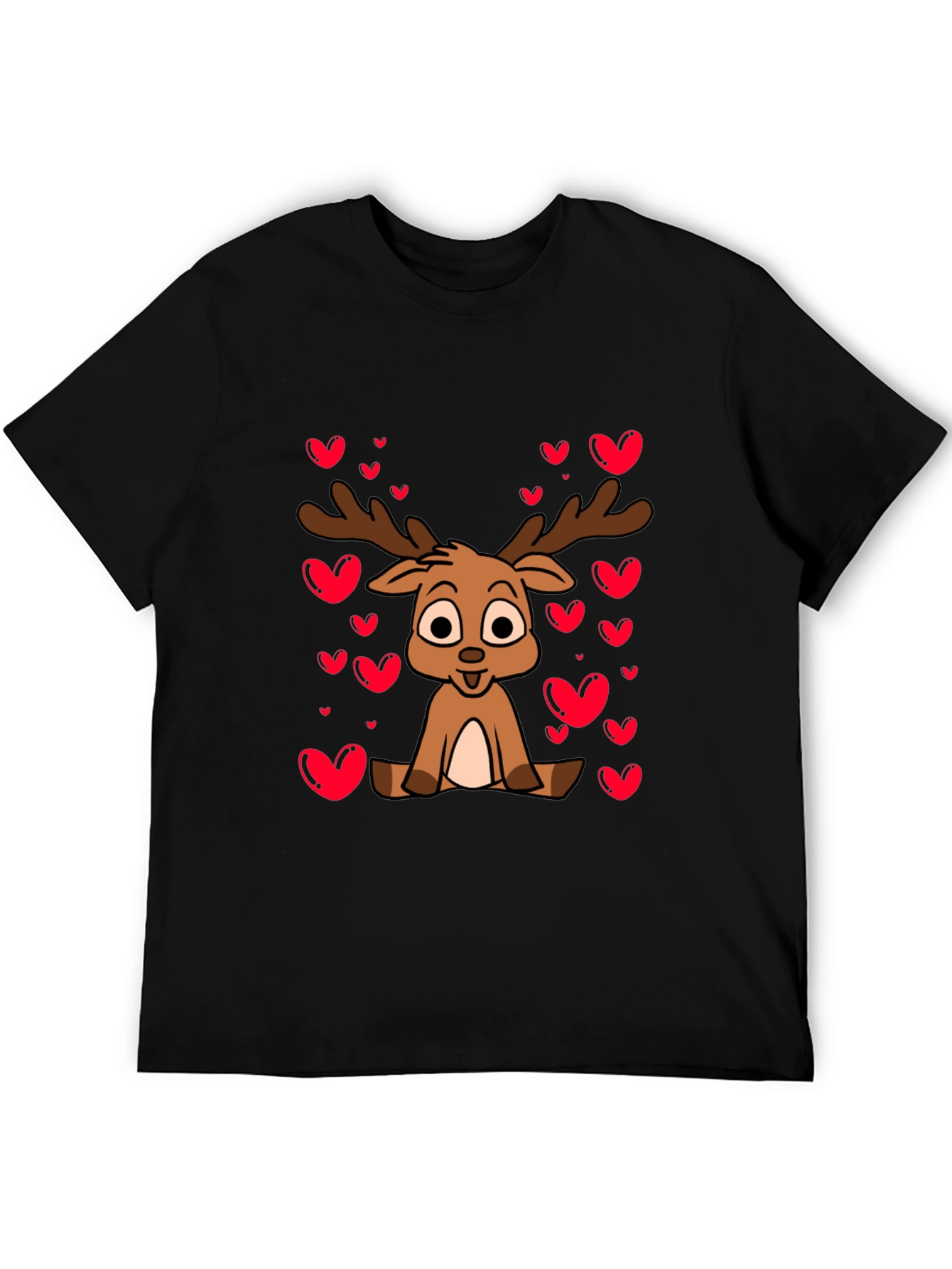 Cute Reindeer Valentines Day T-Shirt