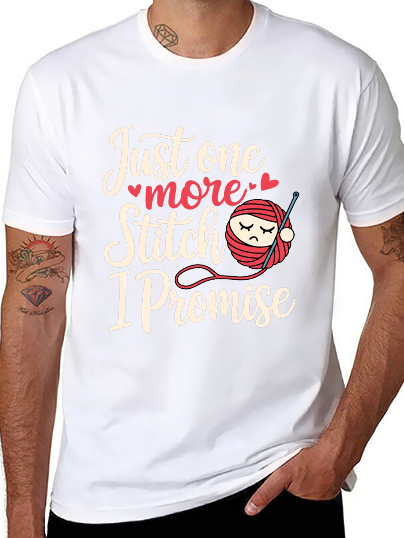 Just One More Stitch I Promise T-Shirt