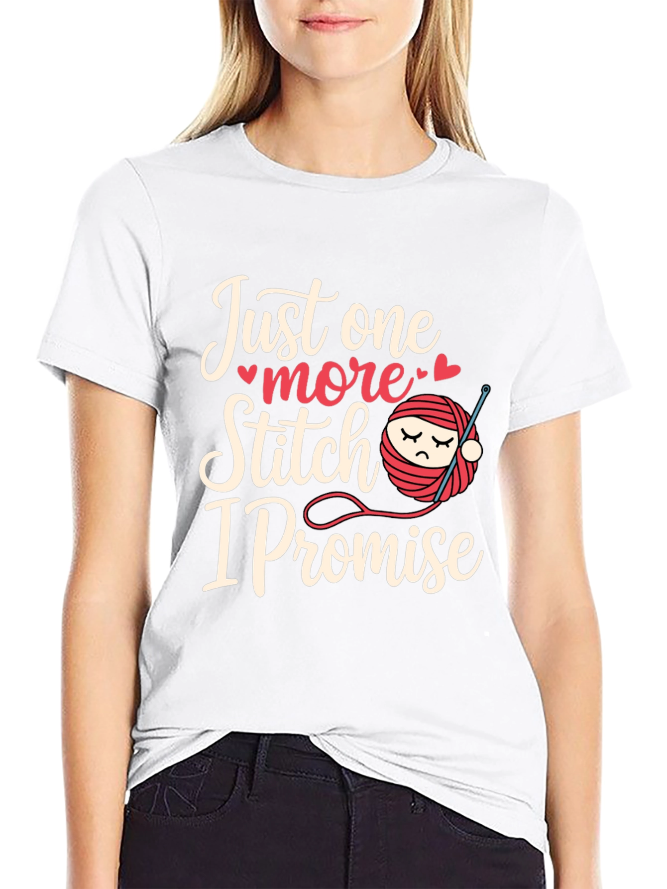 Just One More Stitch I Promise T-Shirt