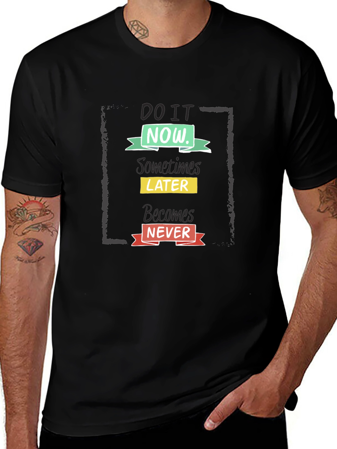 Do It Now Motivational Graphic Tee