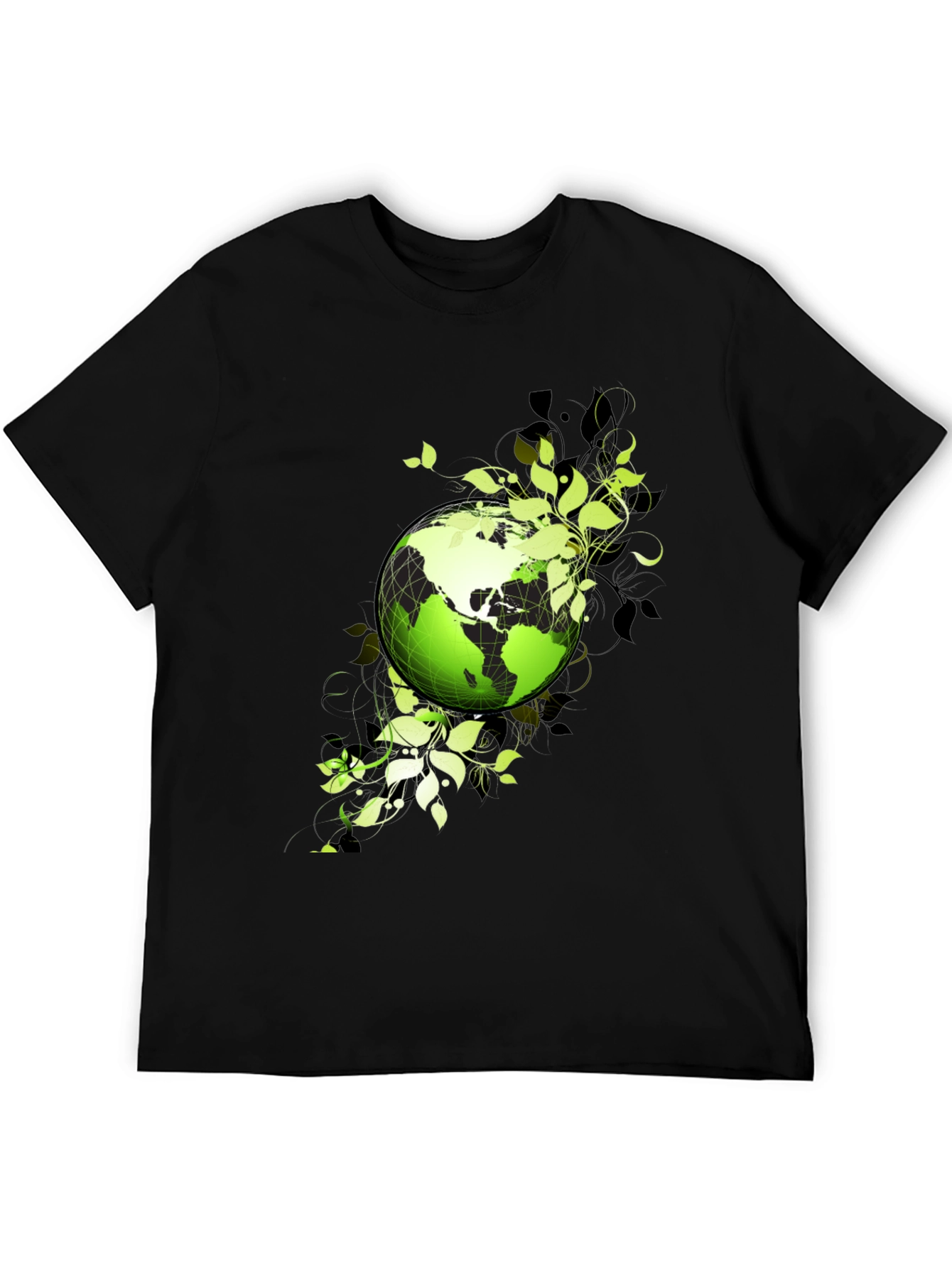 Eco Earth Graphic T-Shirt - Black