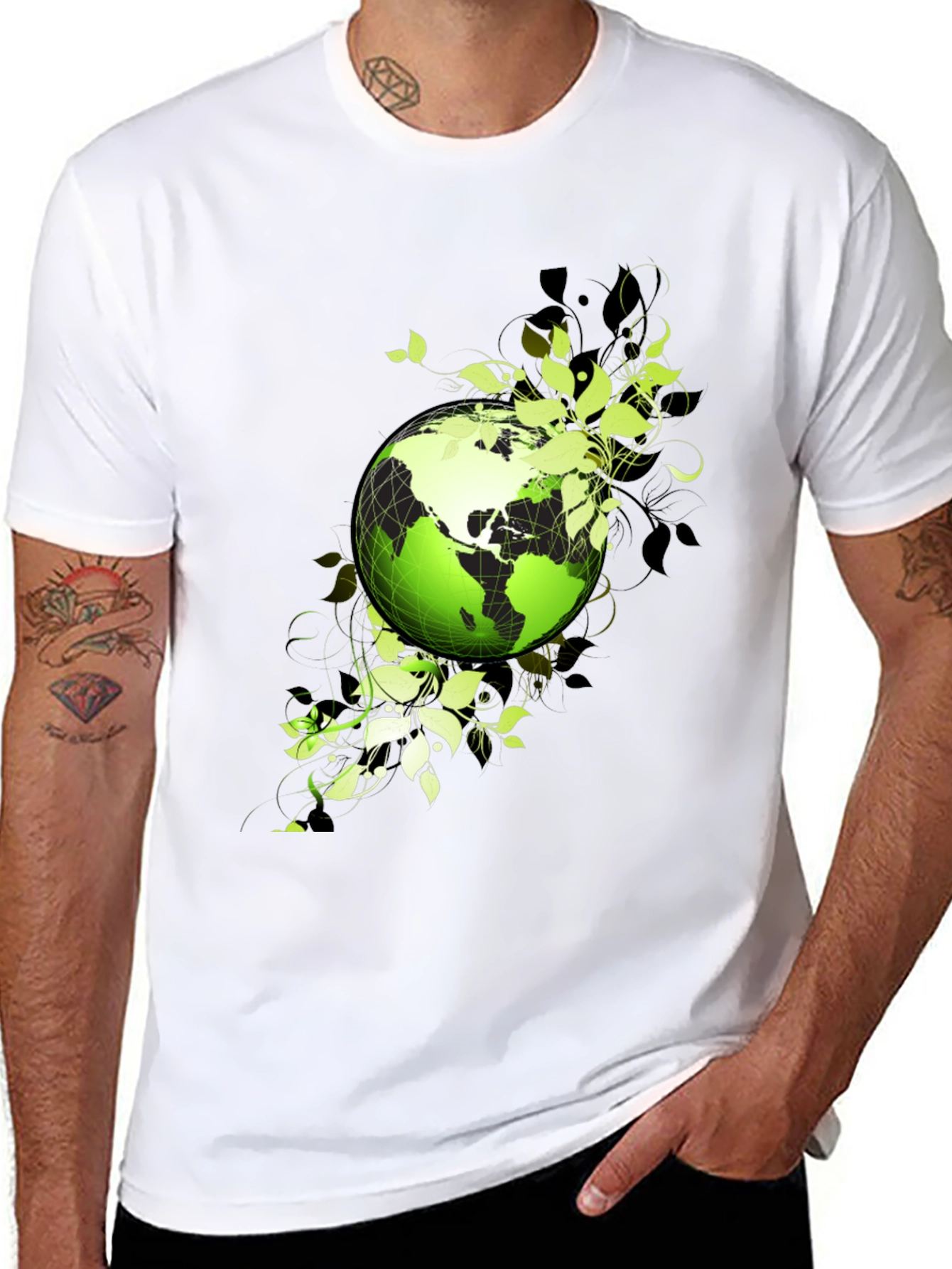Eco Earth Graphic T-Shirt - Black