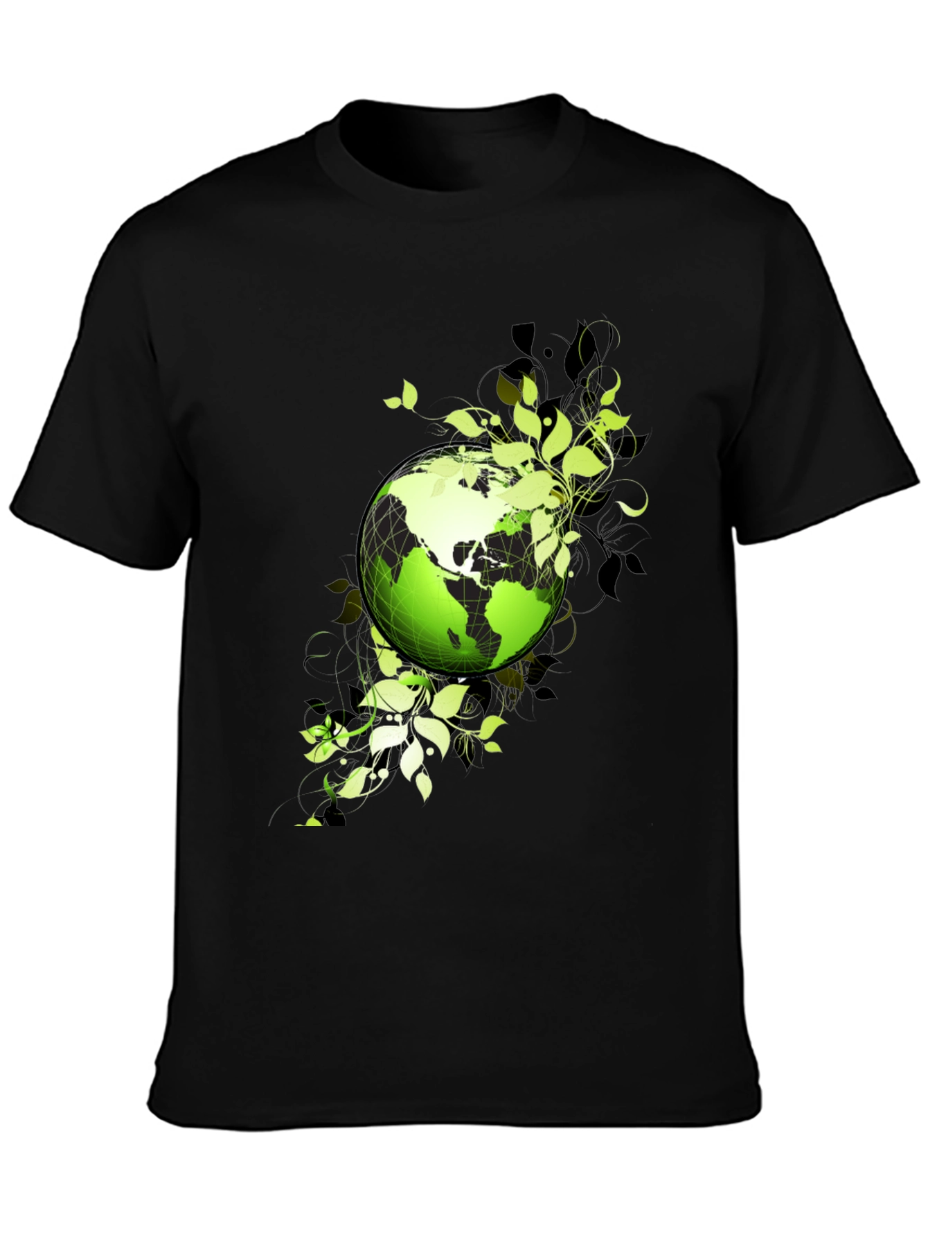 Eco Earth Graphic T-Shirt - Black