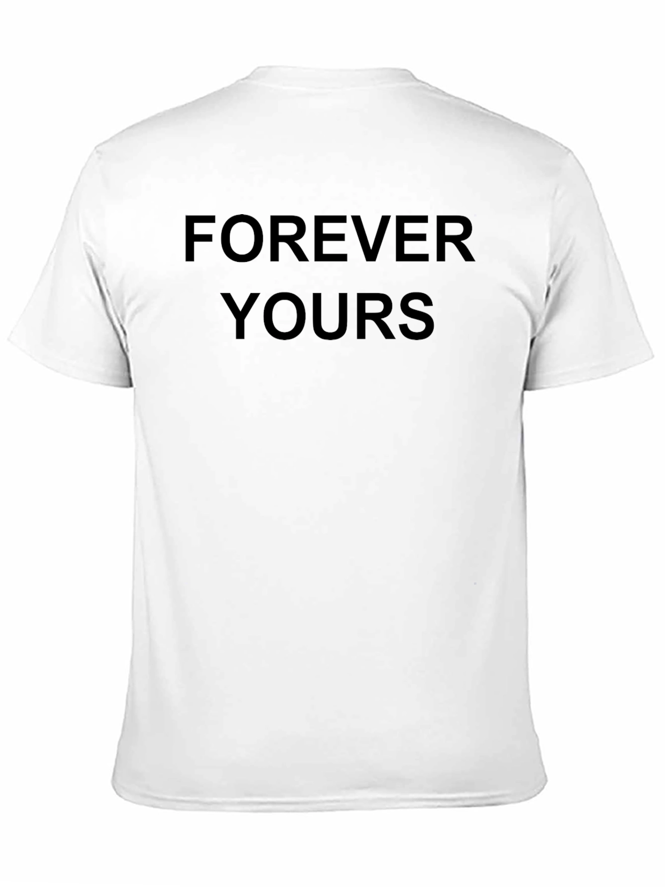 Forever Yours Black Graphic Tee