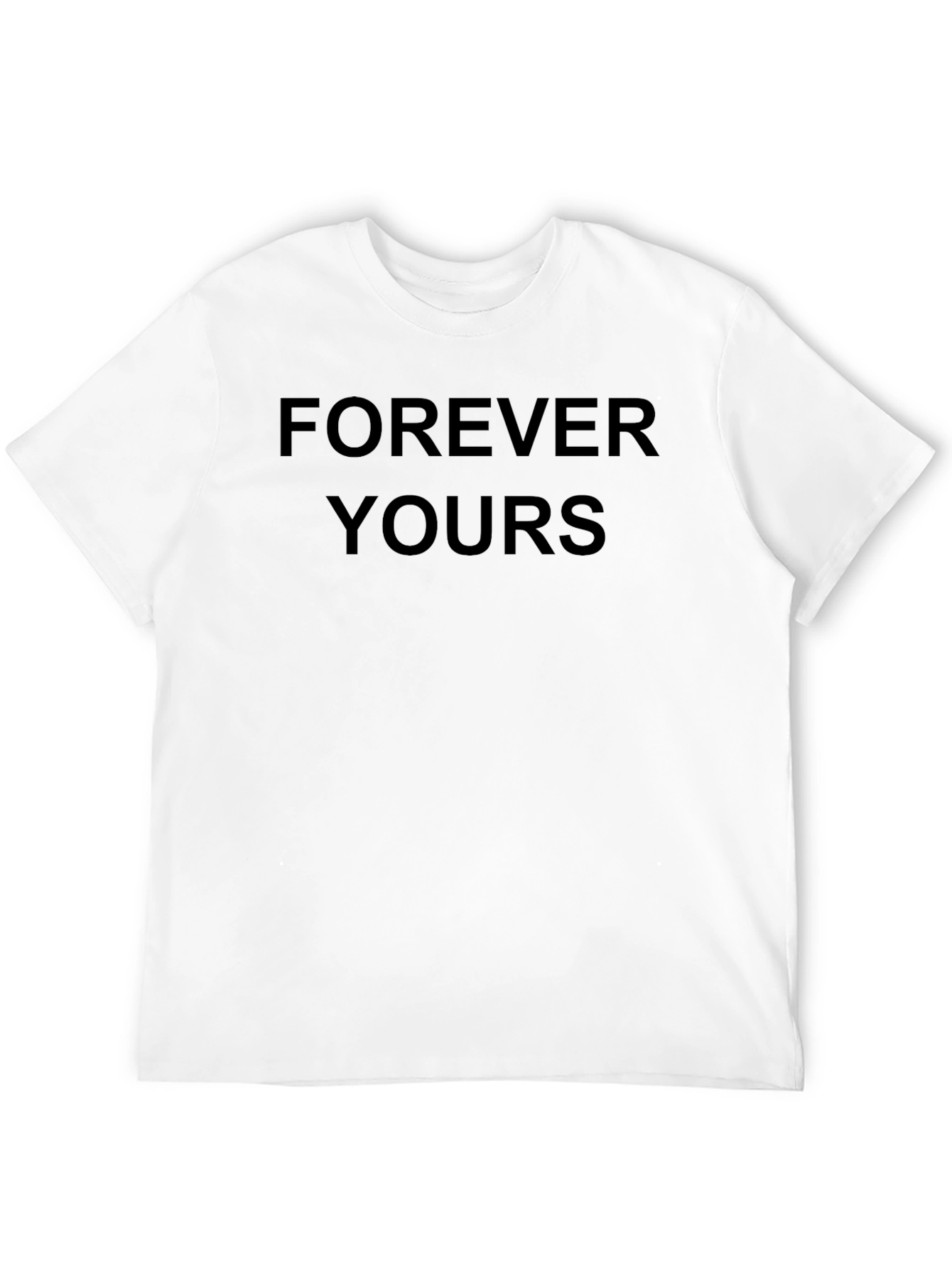 Forever Yours Black Graphic Tee