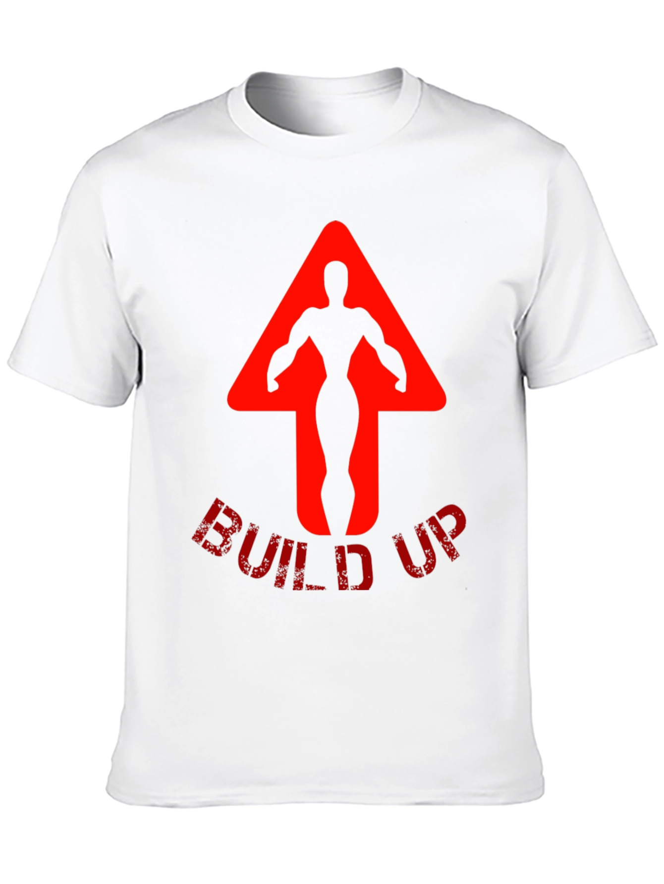 Build Up Graphic Tee - Black Cotton T-Shirt