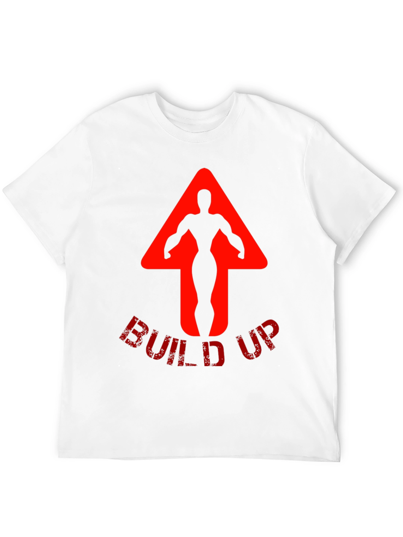 Build Up Graphic Tee - Black Cotton T-Shirt