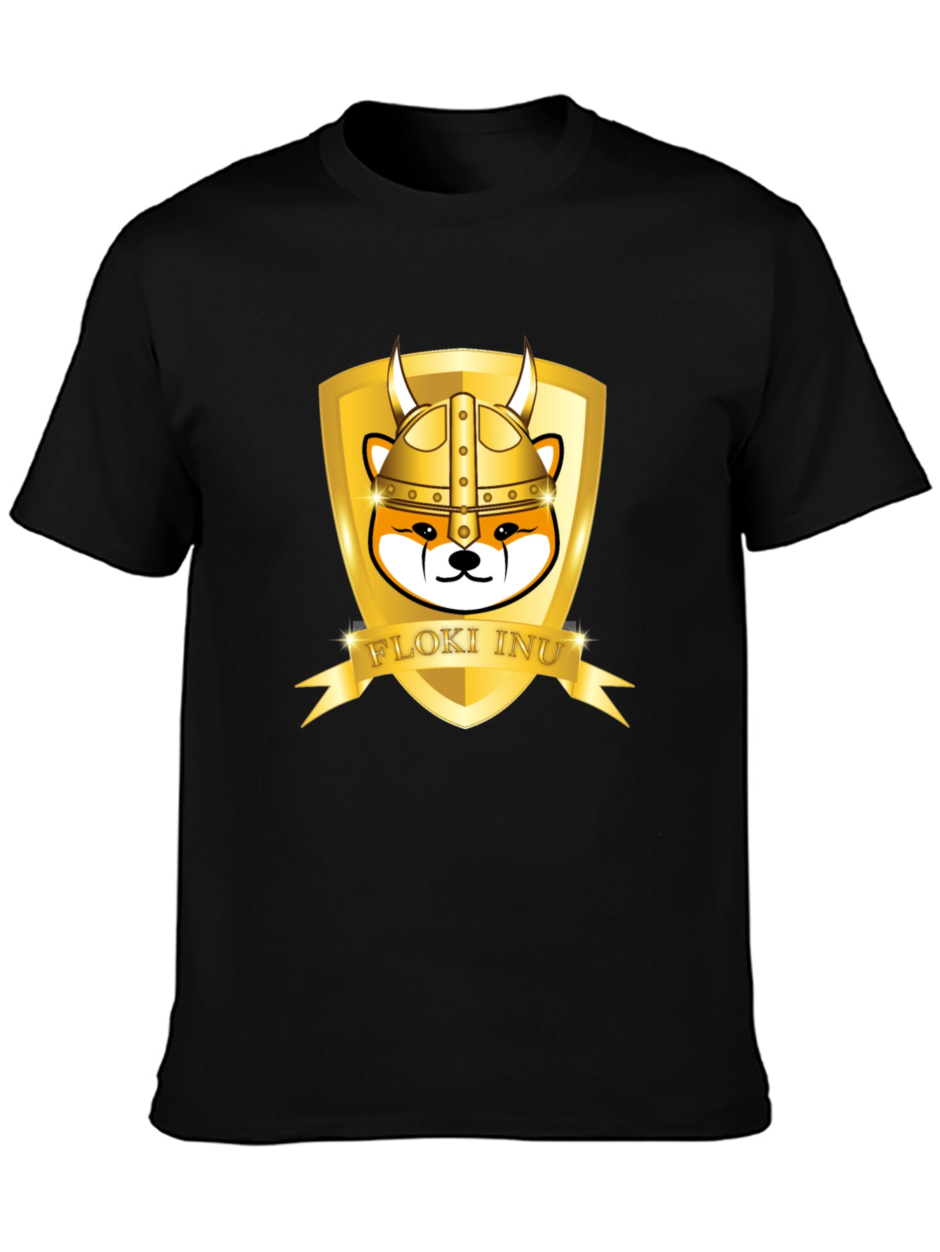 Floki Inu Viking Black T-Shirt