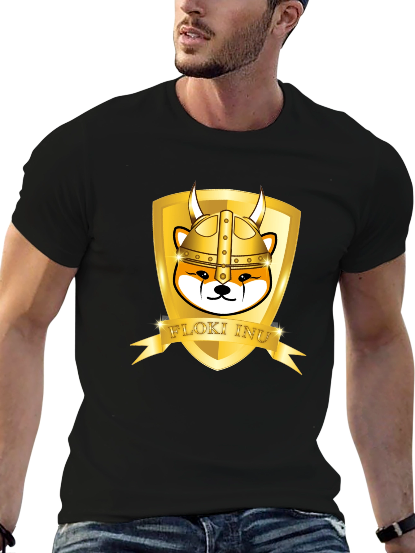 Floki Inu Viking Black T-Shirt