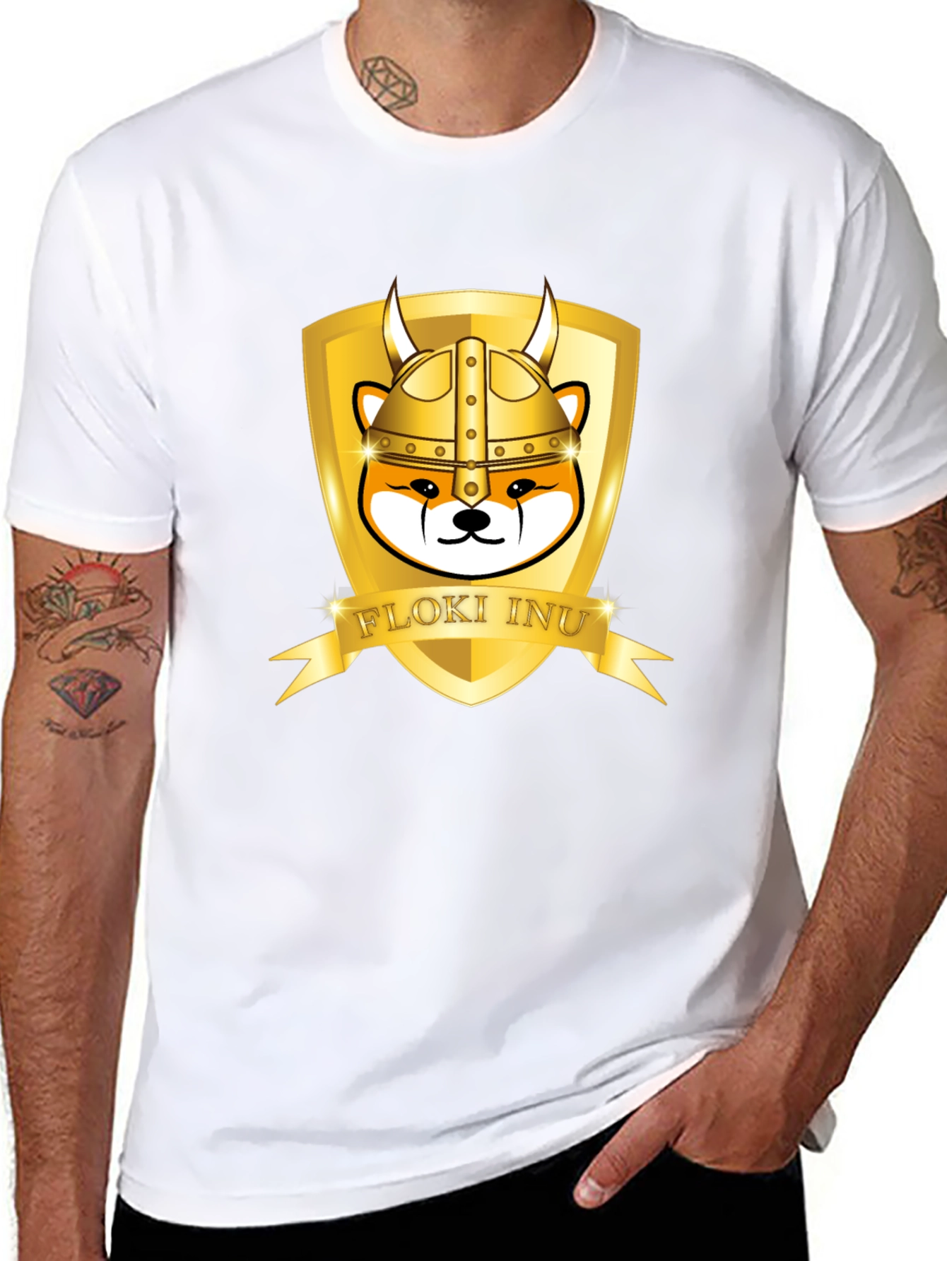 Floki Inu Viking Black T-Shirt