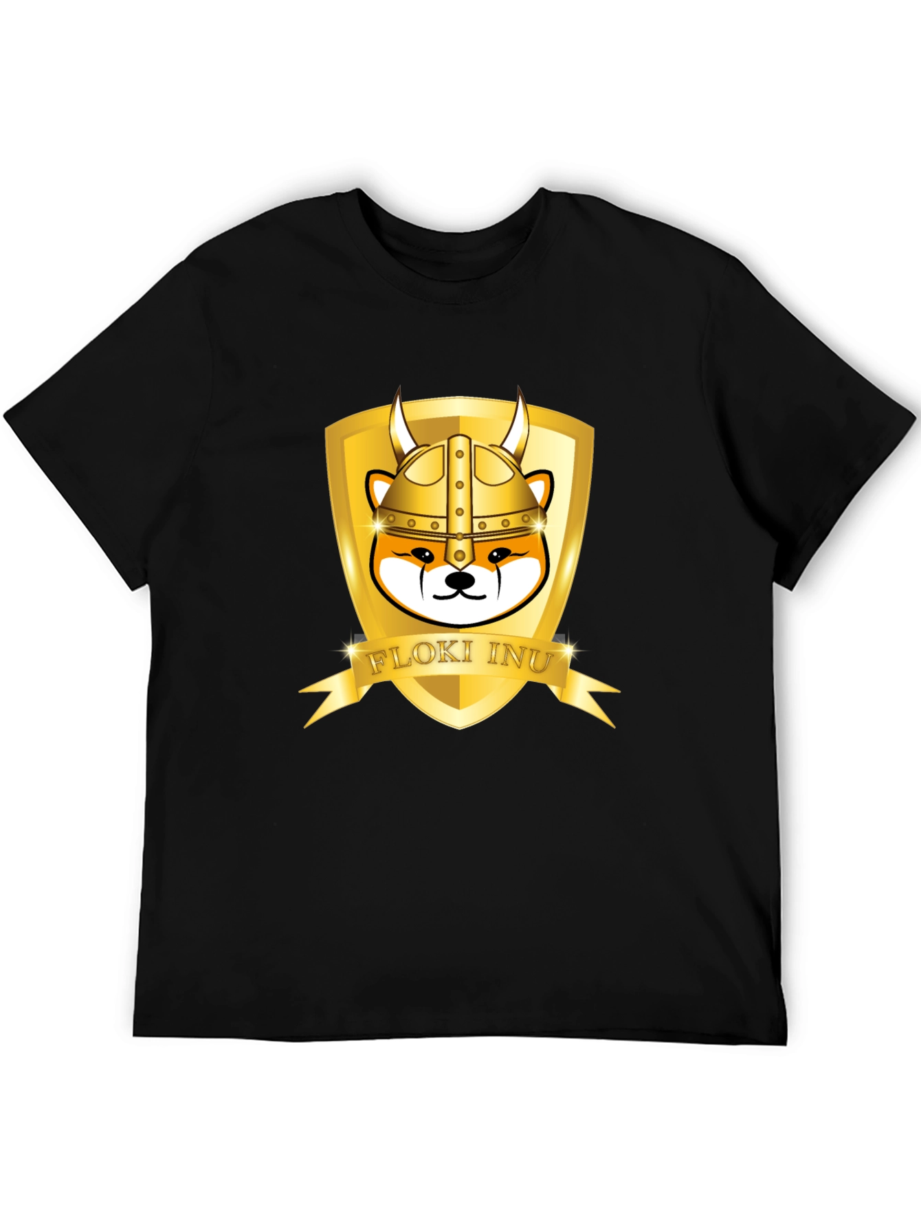 Floki Inu Viking Black T-Shirt