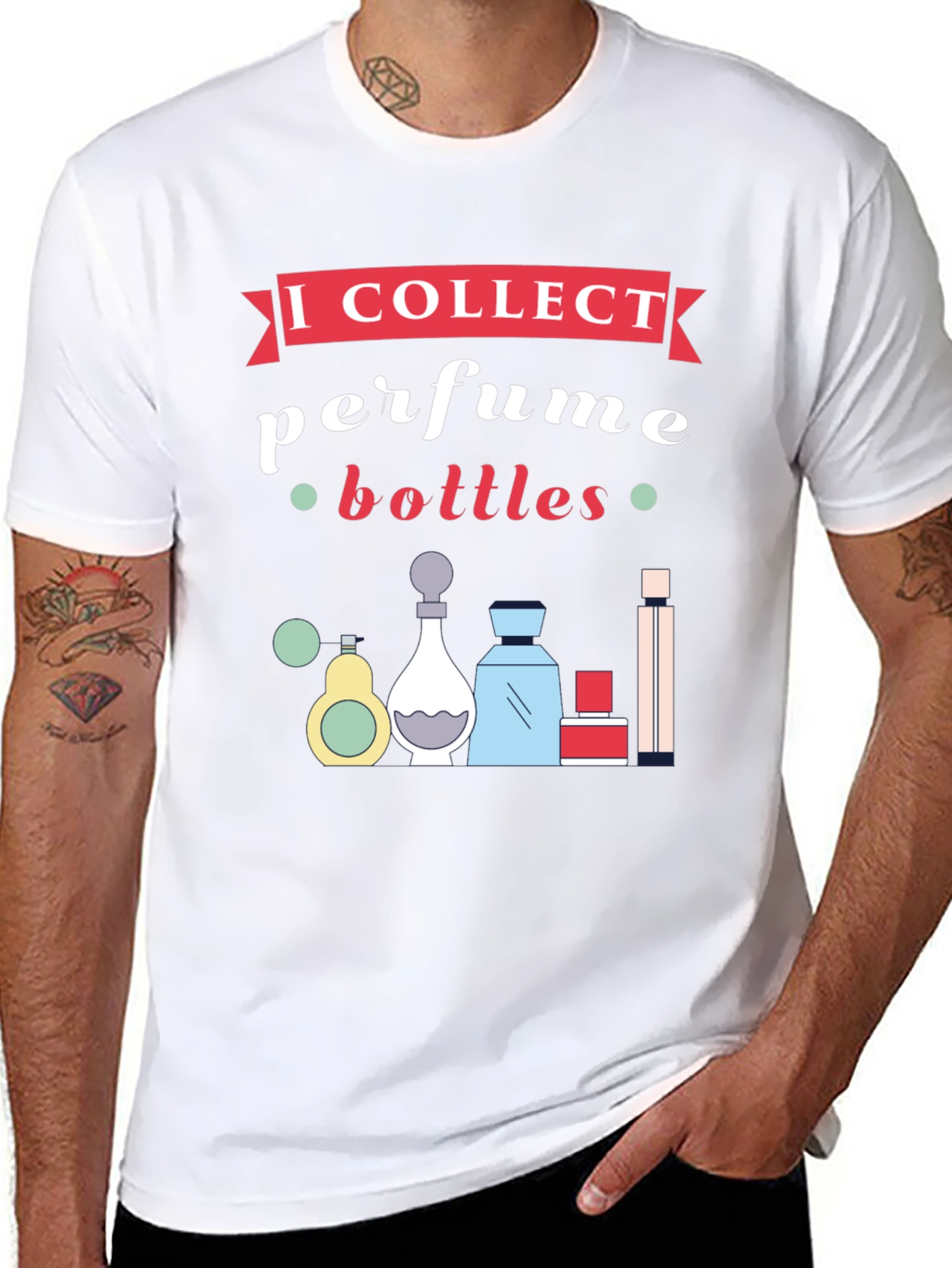 Perfume Bottles Collector Graphic T-Shirt