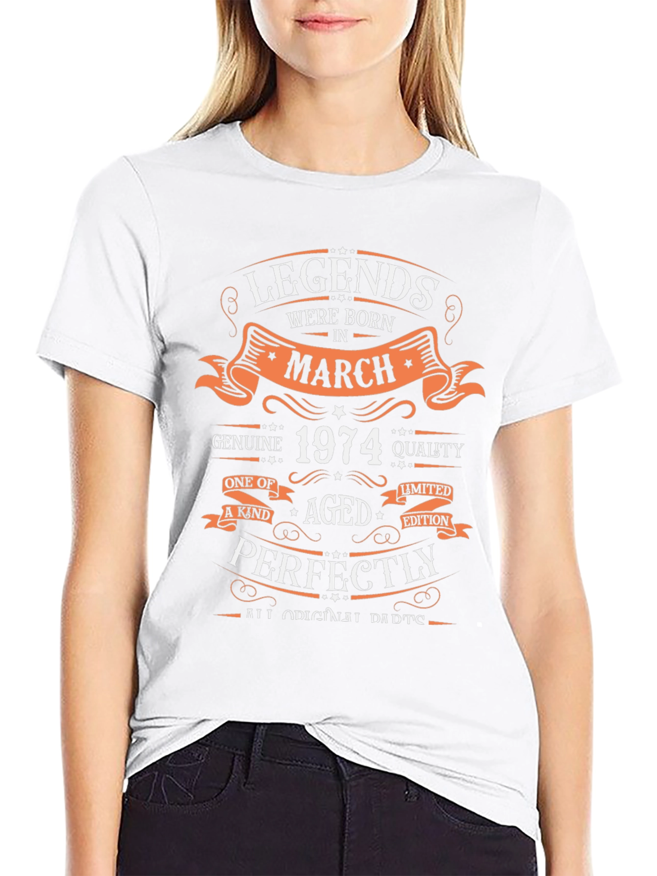 Legends Born In March 1974 T-Shirt