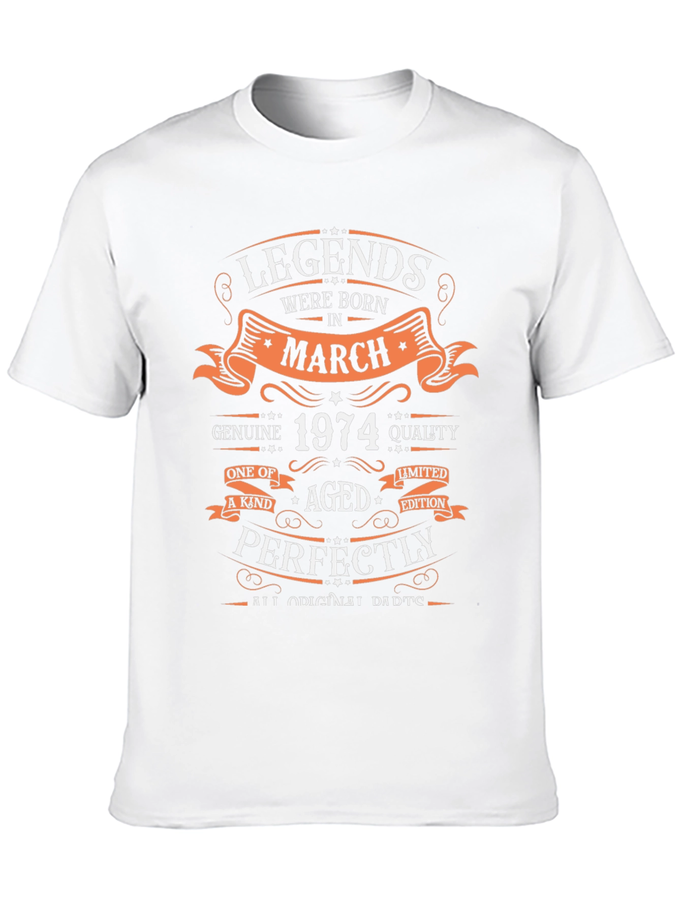 Legends Born In March 1974 T-Shirt