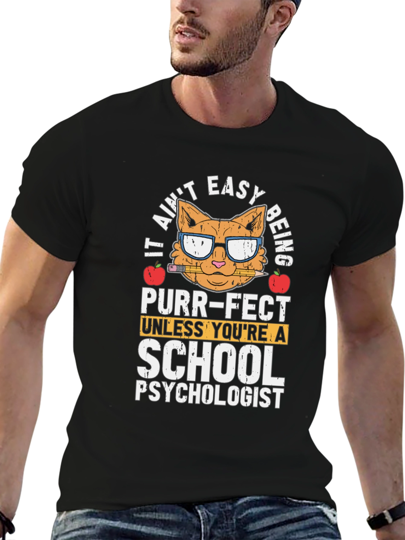 Purr-Fect School Psychologist T-Shirt