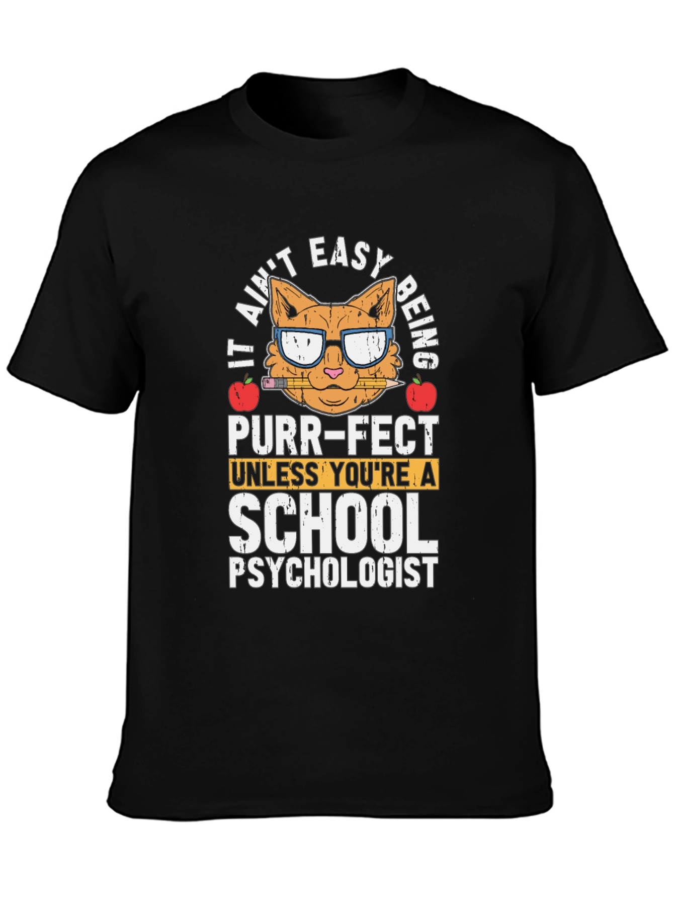 Purr-Fect School Psychologist T-Shirt