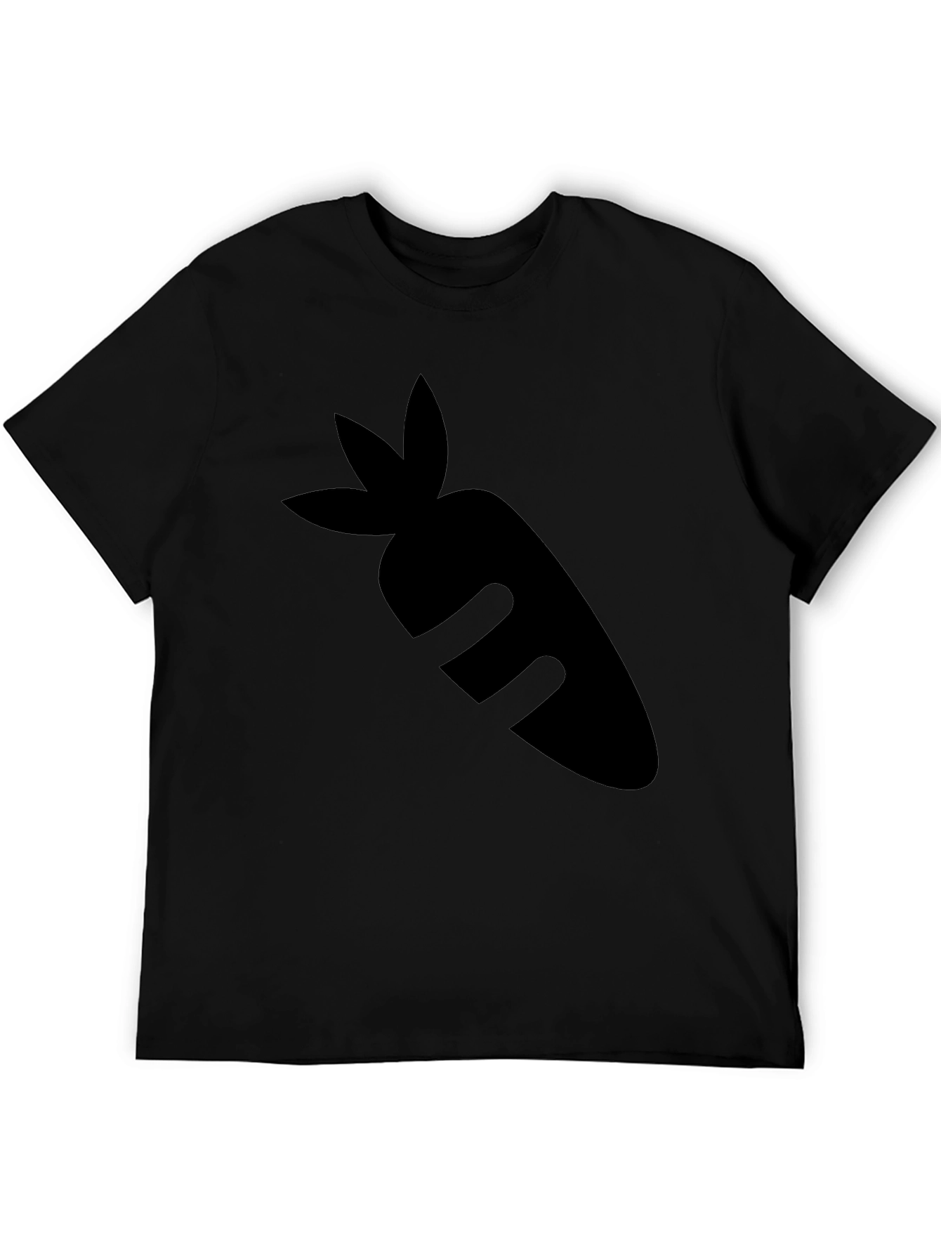 Carrot Graphic Tee - Black