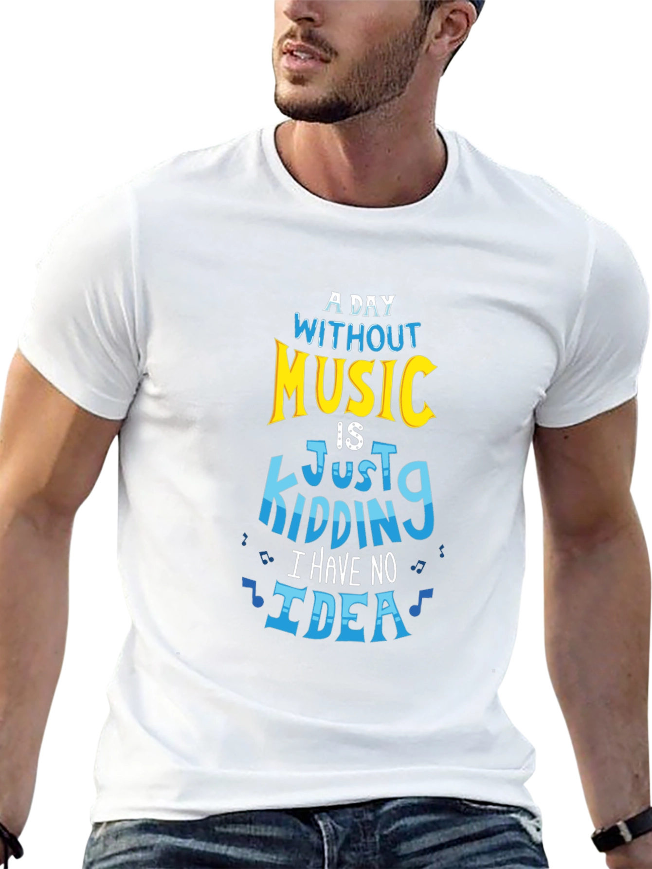 Music Lover T-Shirt - A Day Without Music