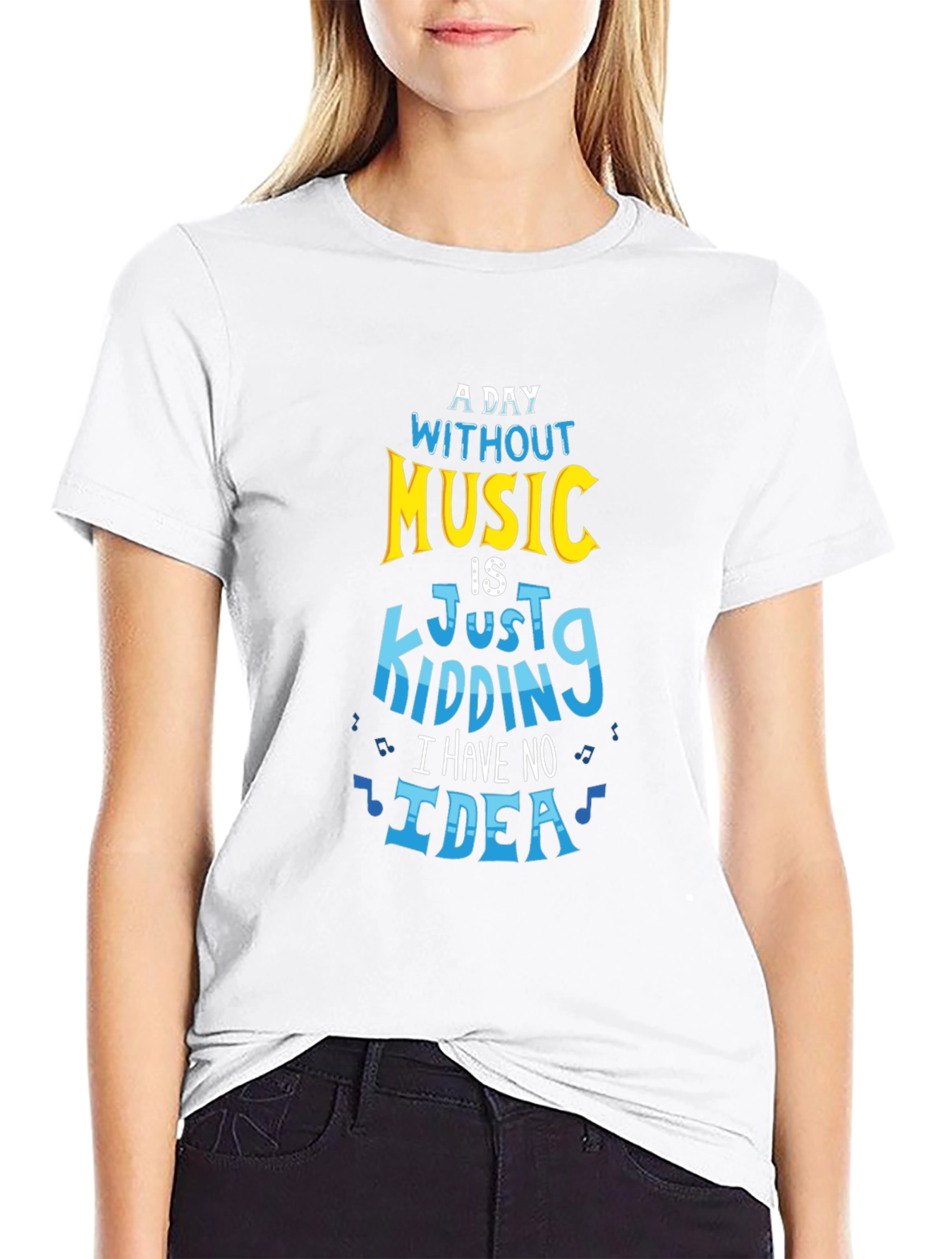Music Lover T-Shirt - A Day Without Music
