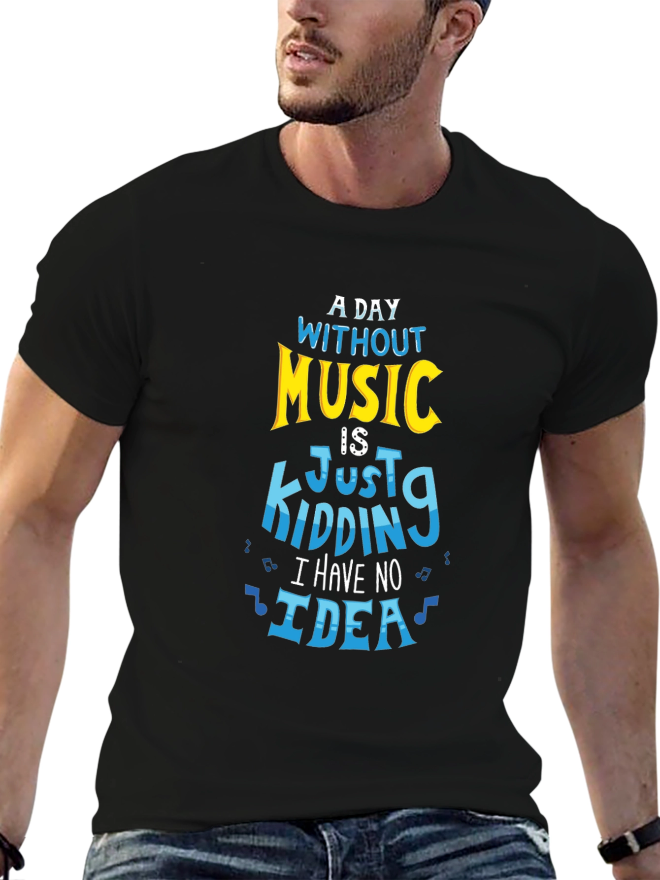 Music Lover T-Shirt - A Day Without Music