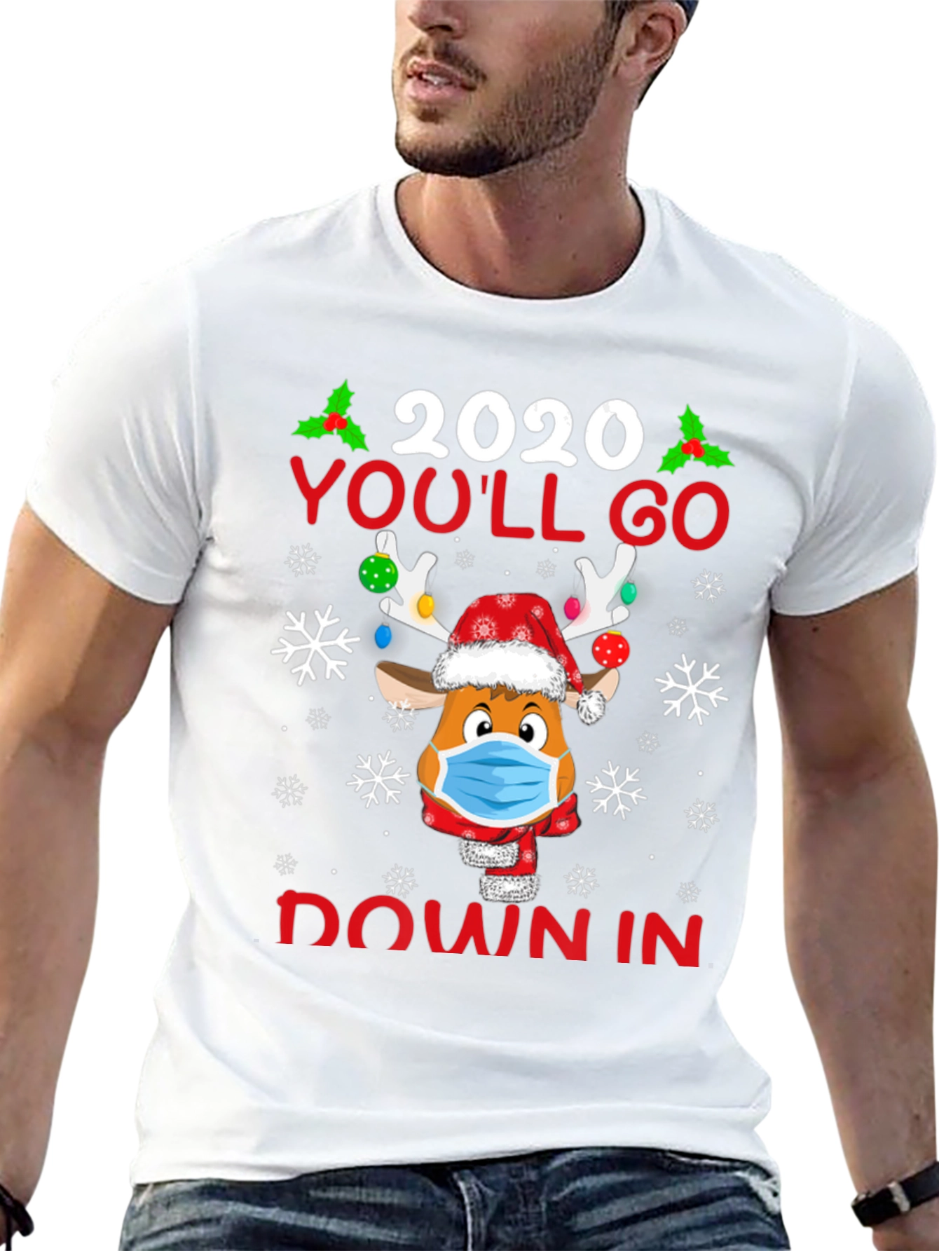 2020 Youll Go Down In History Christmas T-Shirt