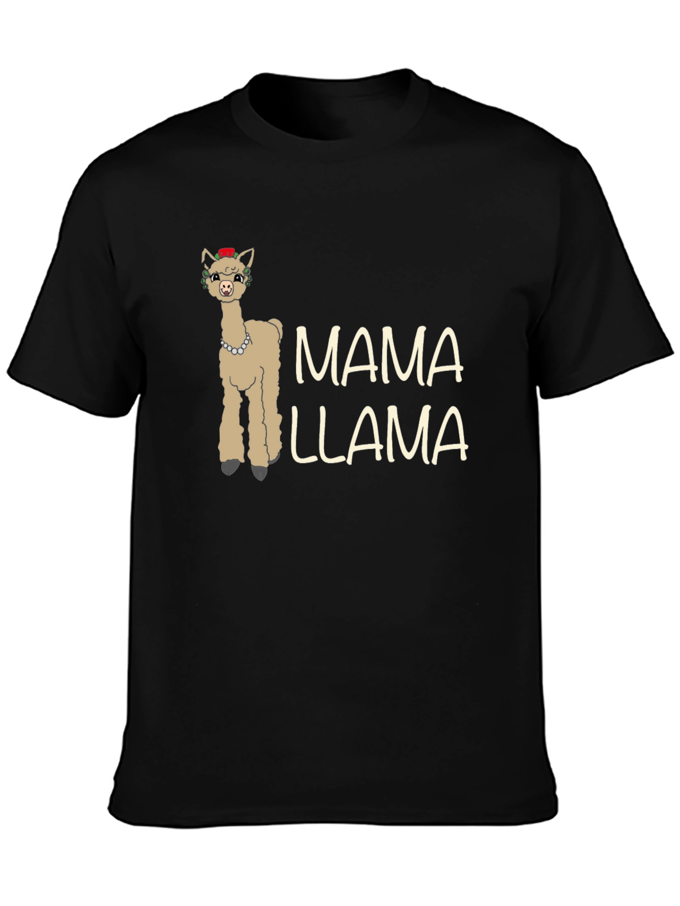 Mama Llama Graphic Tee - Novelty Animal T-Shirt