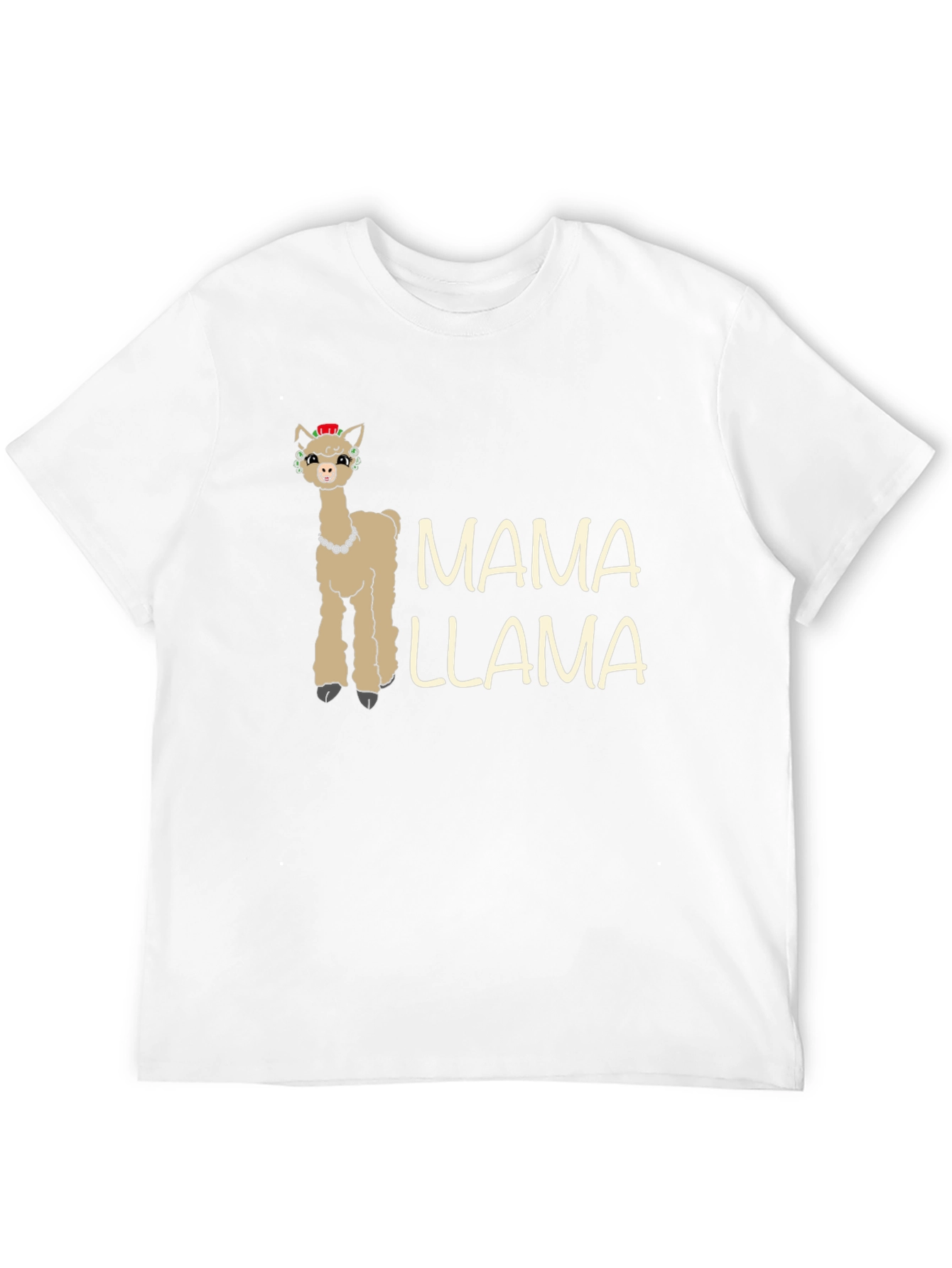 Mama Llama Graphic Tee - Novelty Animal T-Shirt