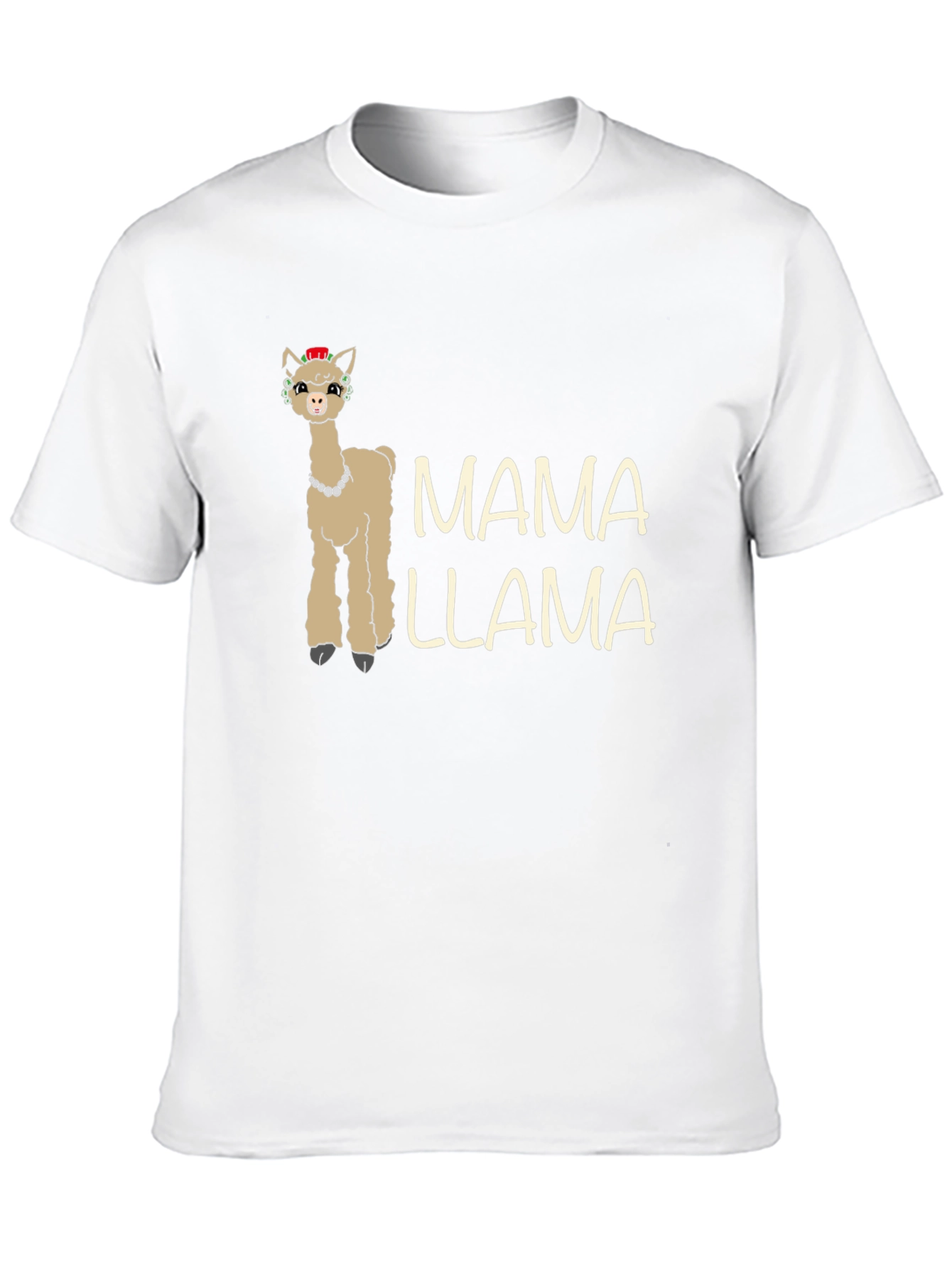 Mama Llama Graphic Tee - Novelty Animal T-Shirt