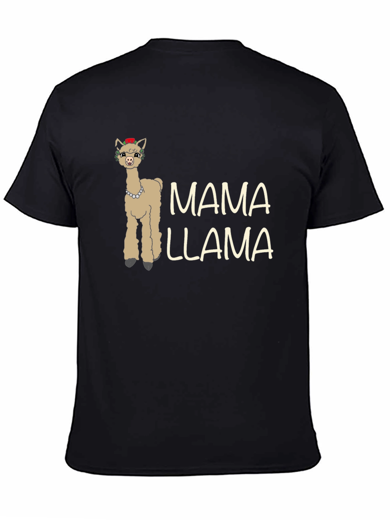Mama Llama Graphic Tee - Novelty Animal T-Shirt