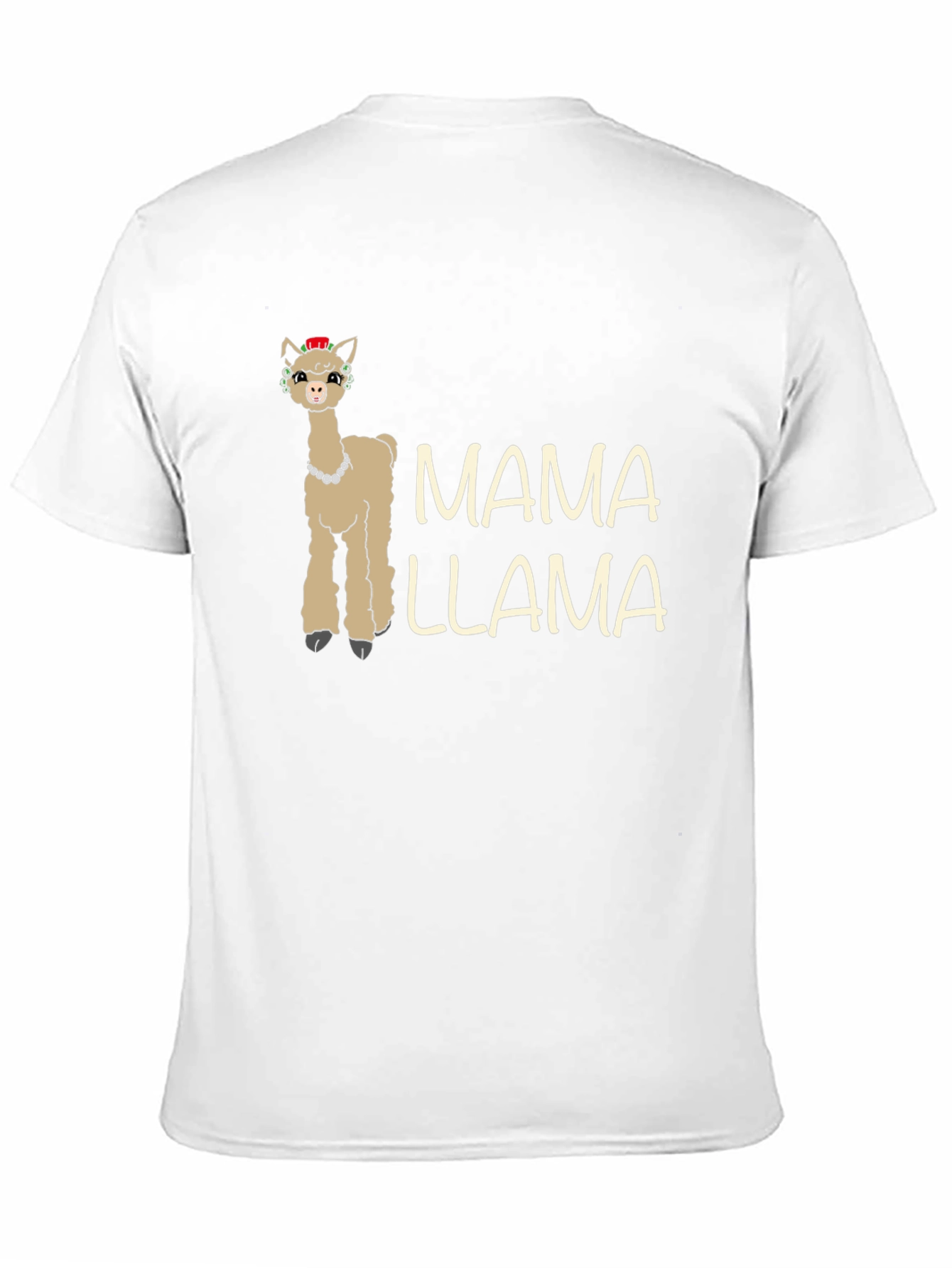 Mama Llama Graphic Tee - Novelty Animal T-Shirt