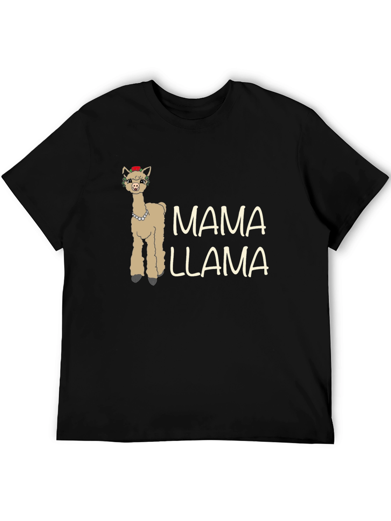 Mama Llama Graphic Tee - Novelty Animal T-Shirt