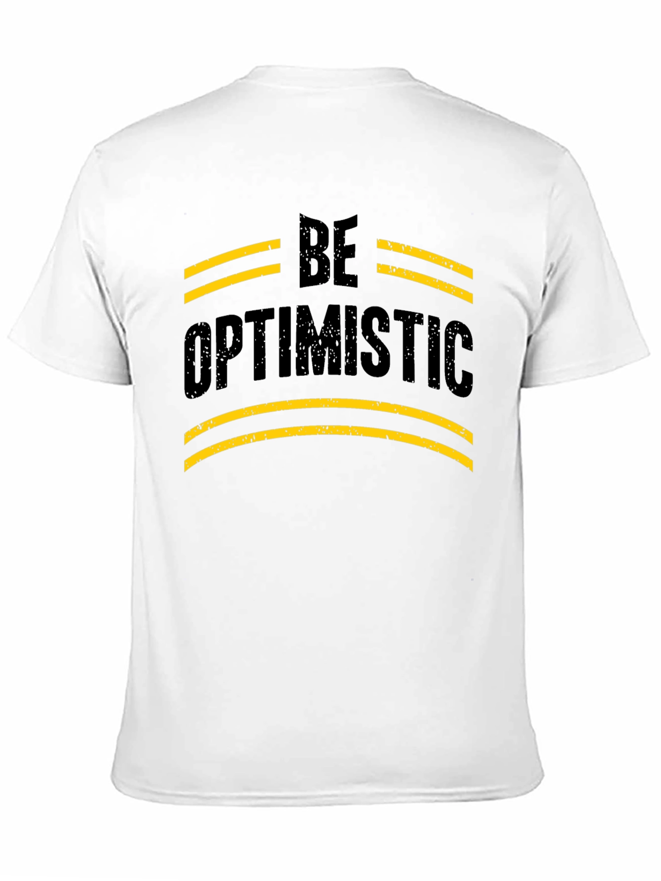 Be Optimistic Graphic T-Shirt - Black