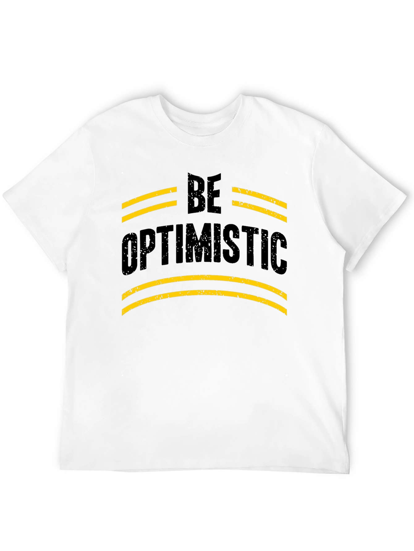 Be Optimistic Graphic T-Shirt - Black