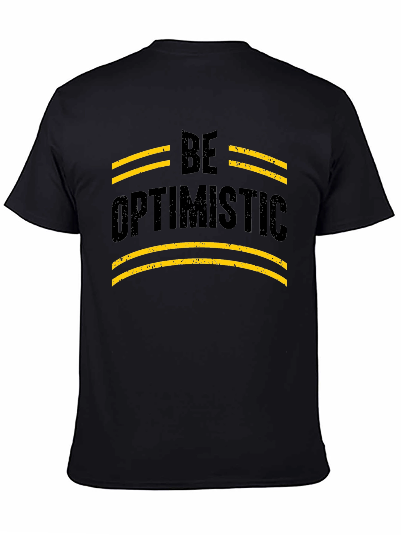 Be Optimistic Graphic T-Shirt - Black
