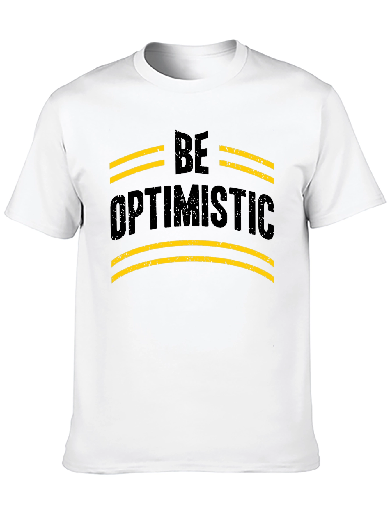 Be Optimistic Graphic T-Shirt - Black