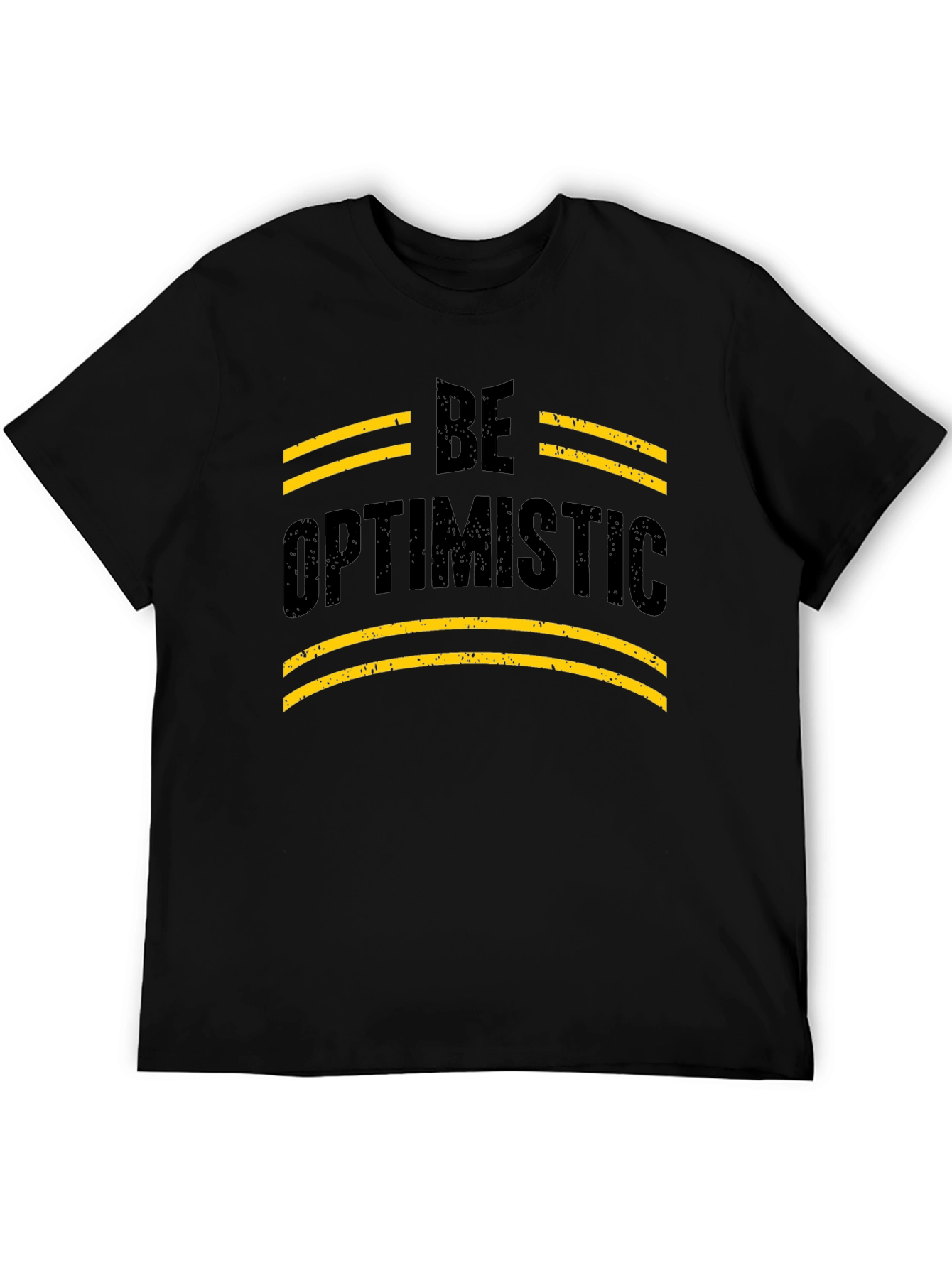Be Optimistic Graphic T-Shirt - Black