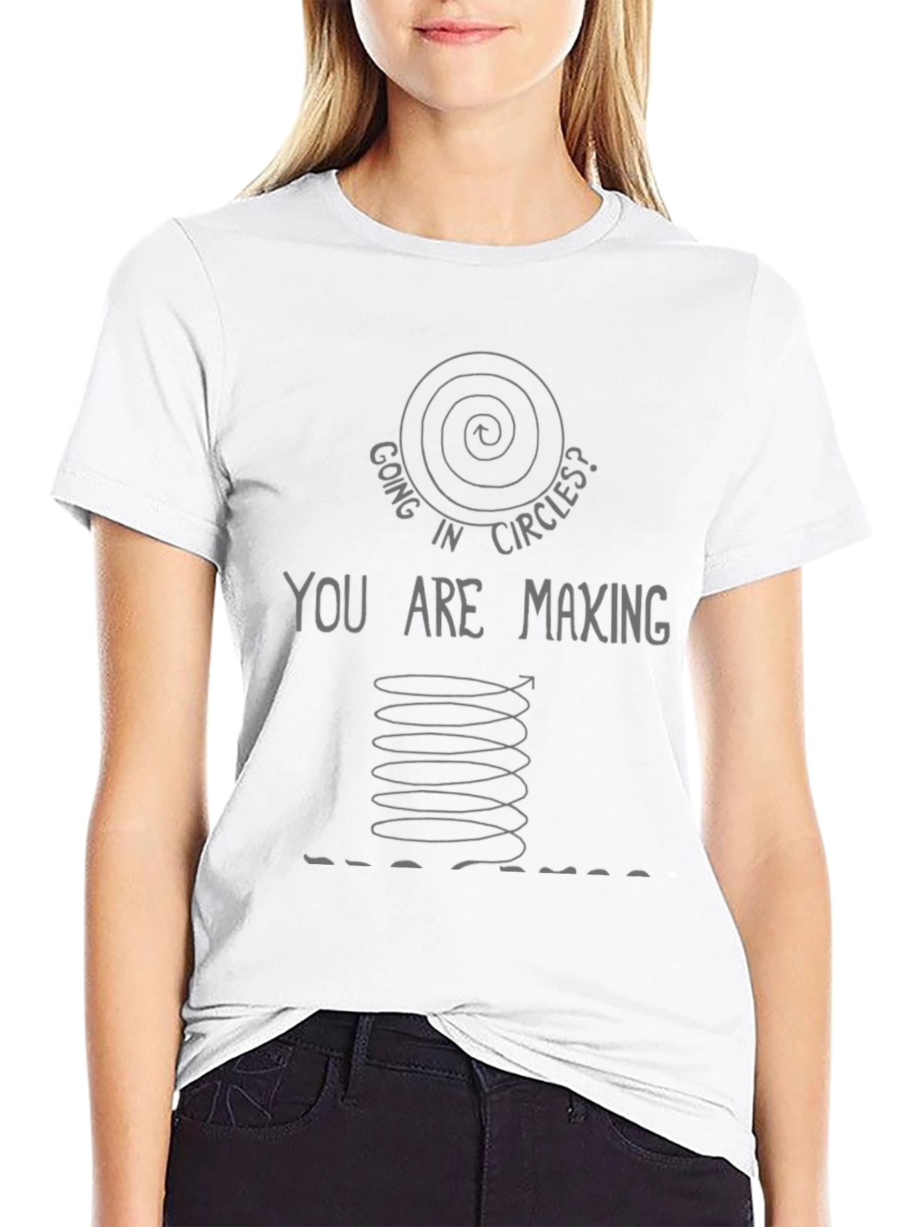Humorous Going in Circles T-Shirt